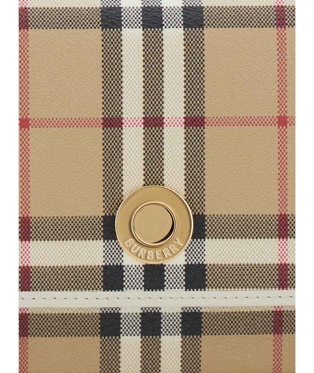 BURBERRY Бежевая сумка через плечо, фото 3