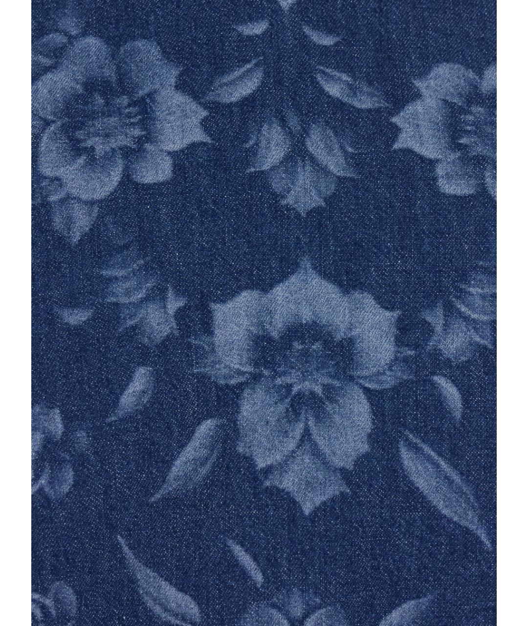 PINKO Синяя хлопковая майка, фото 3