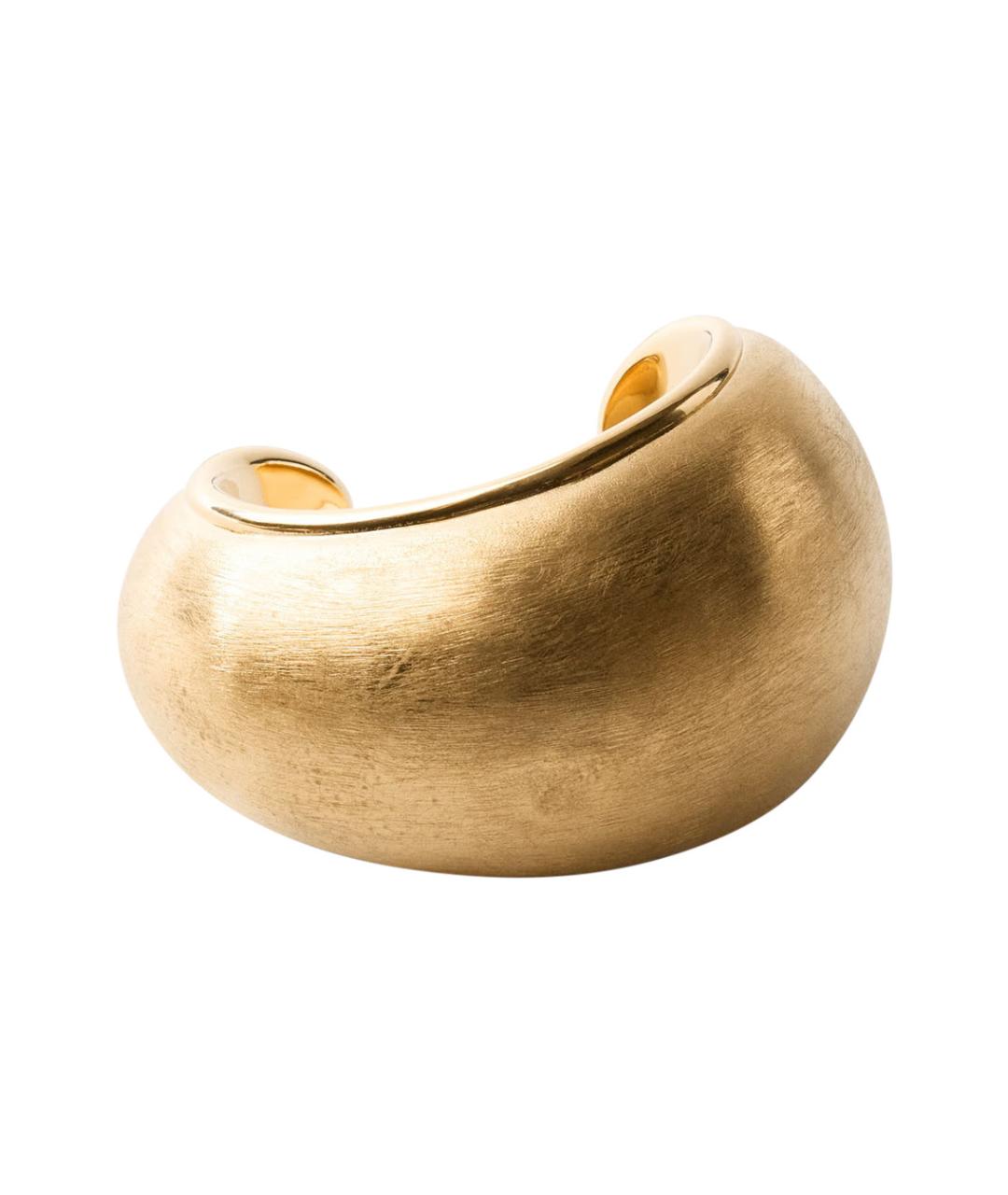 JACQUEMUS Золотой металлический браслет, фото 1