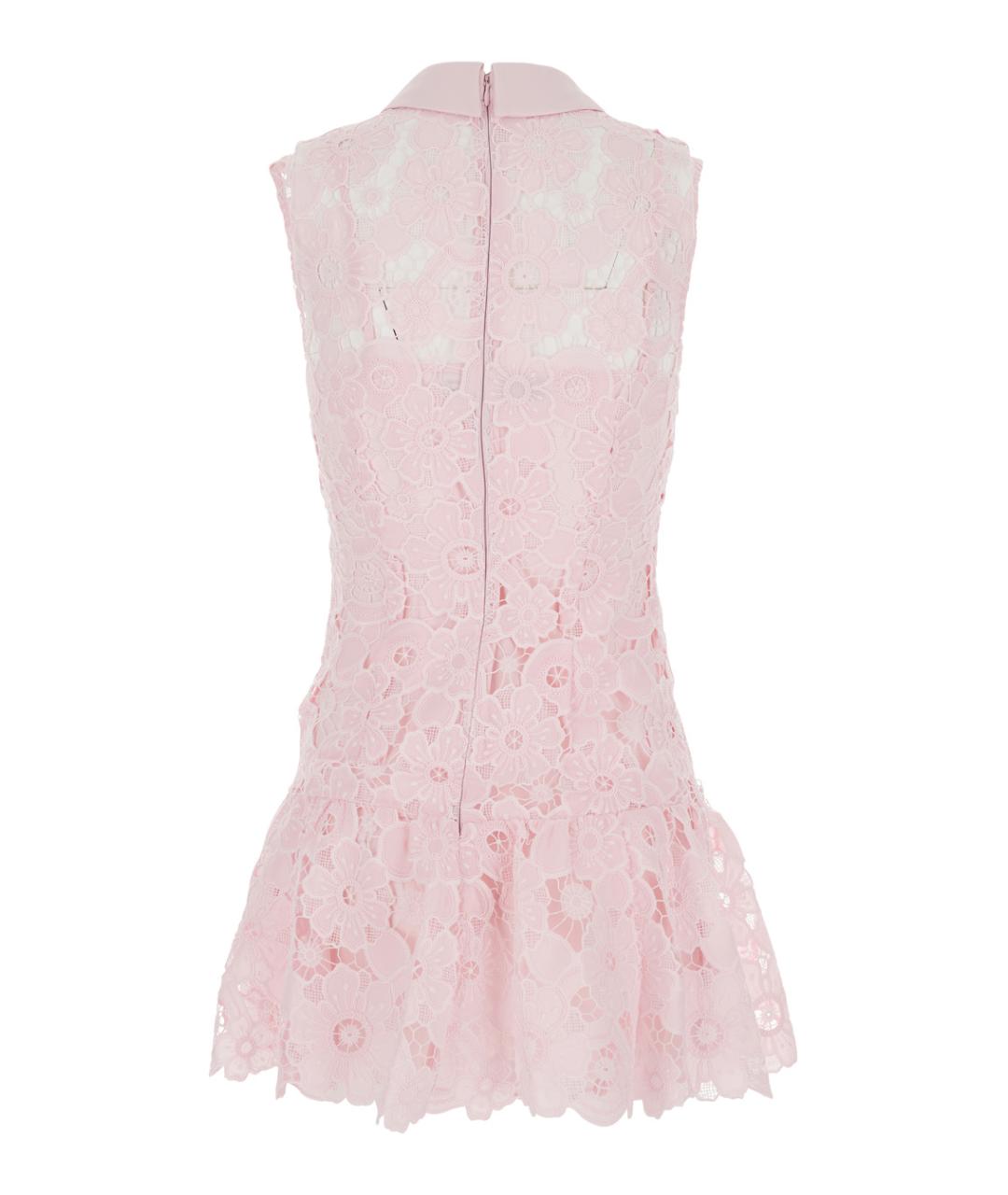 SELF-PORTRAIT Розовое коктейльное платье, фото 2