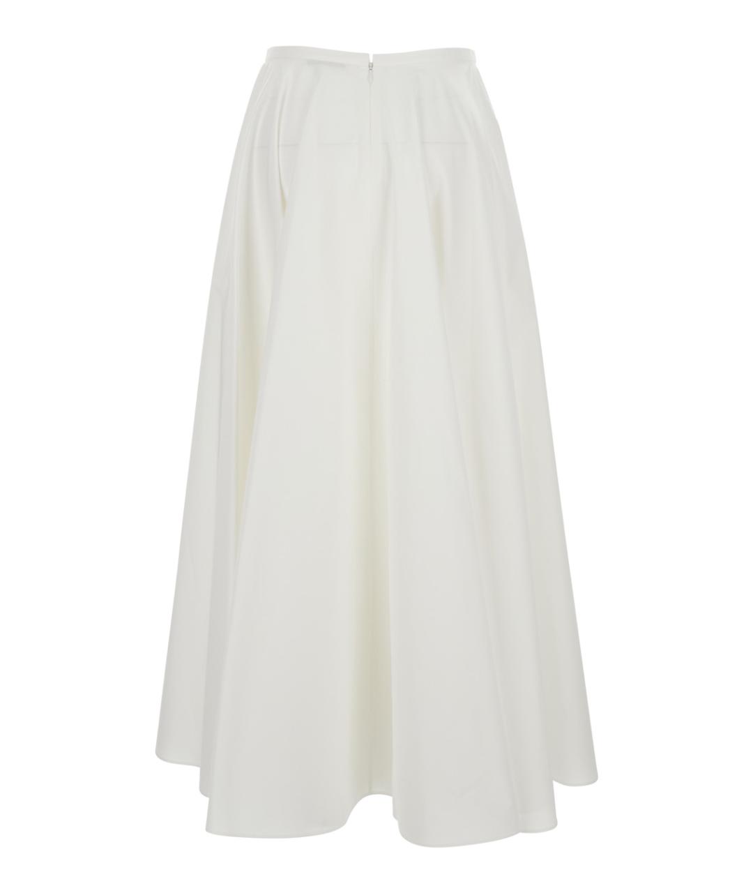 GIVENCHY Белая хлопковая юбка миди, фото 2