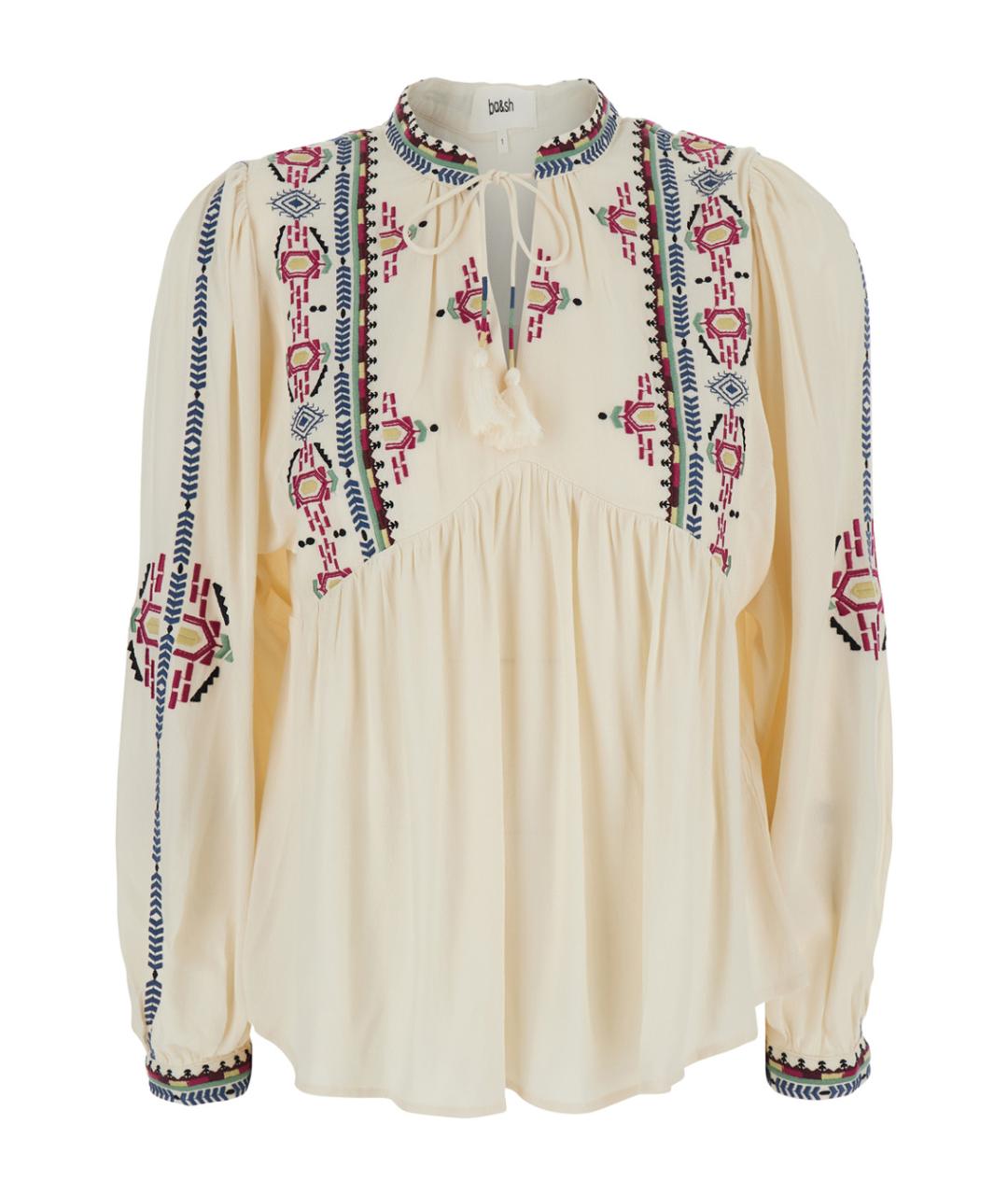 BA&SH Белая блузы, фото 1