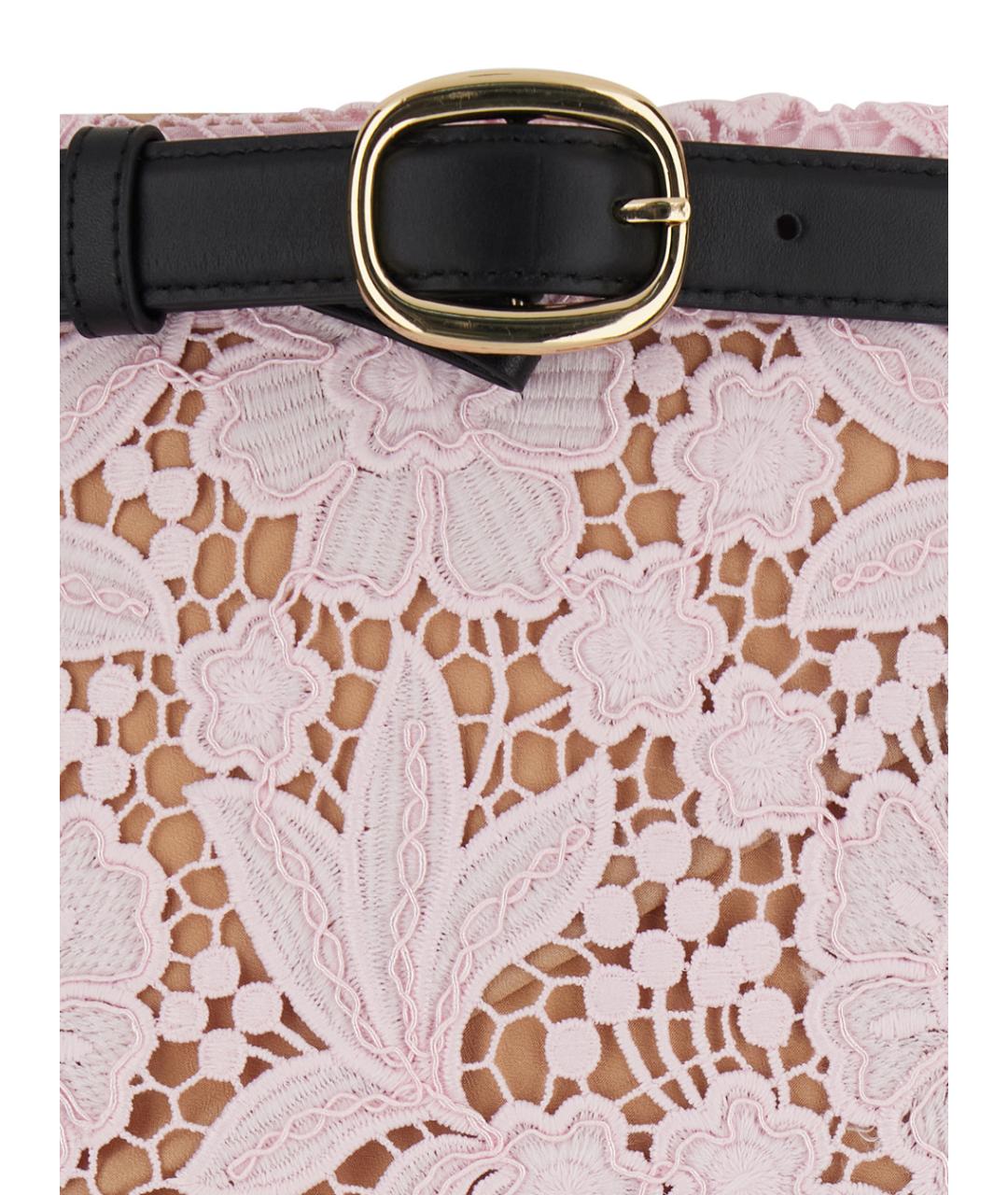 SELF-PORTRAIT Розовая юбка миди, фото 3