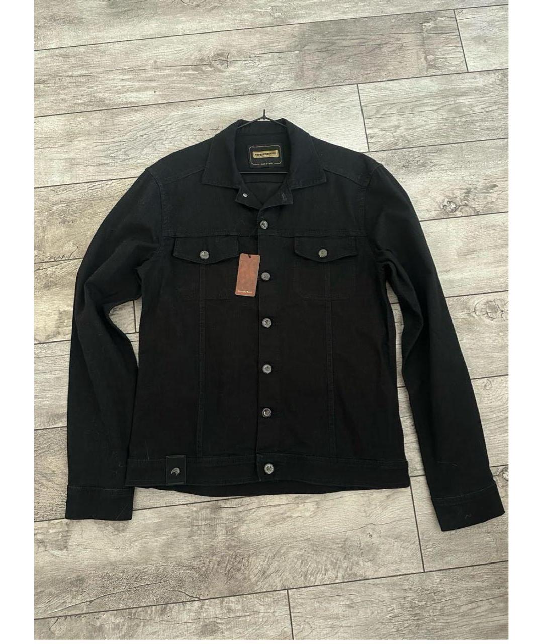 STEFANO RICCI Черная хлопковая куртка, фото 2