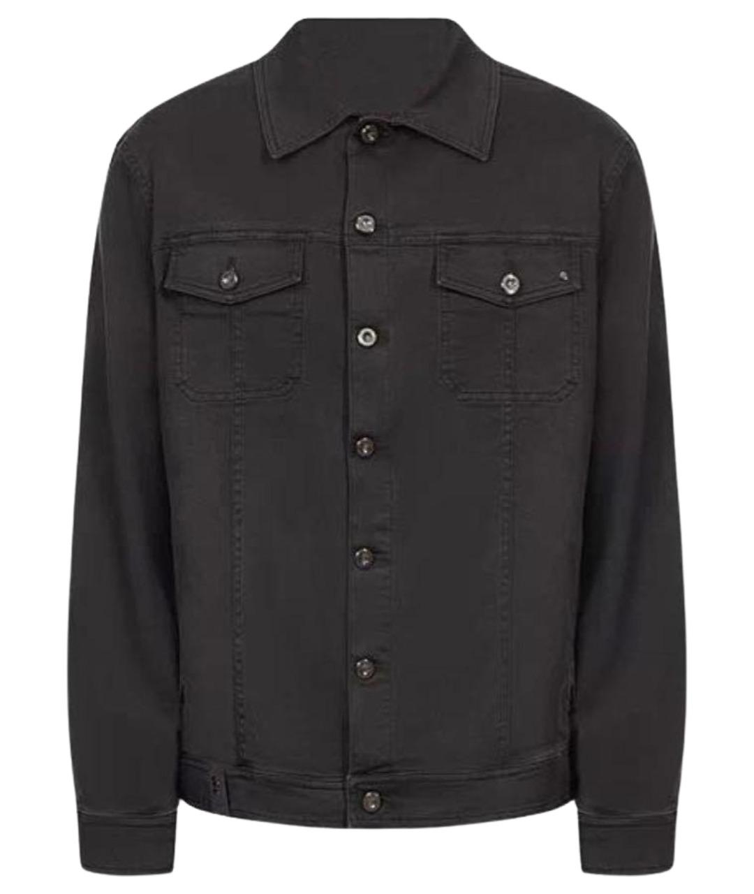 STEFANO RICCI Черная хлопковая куртка, фото 1