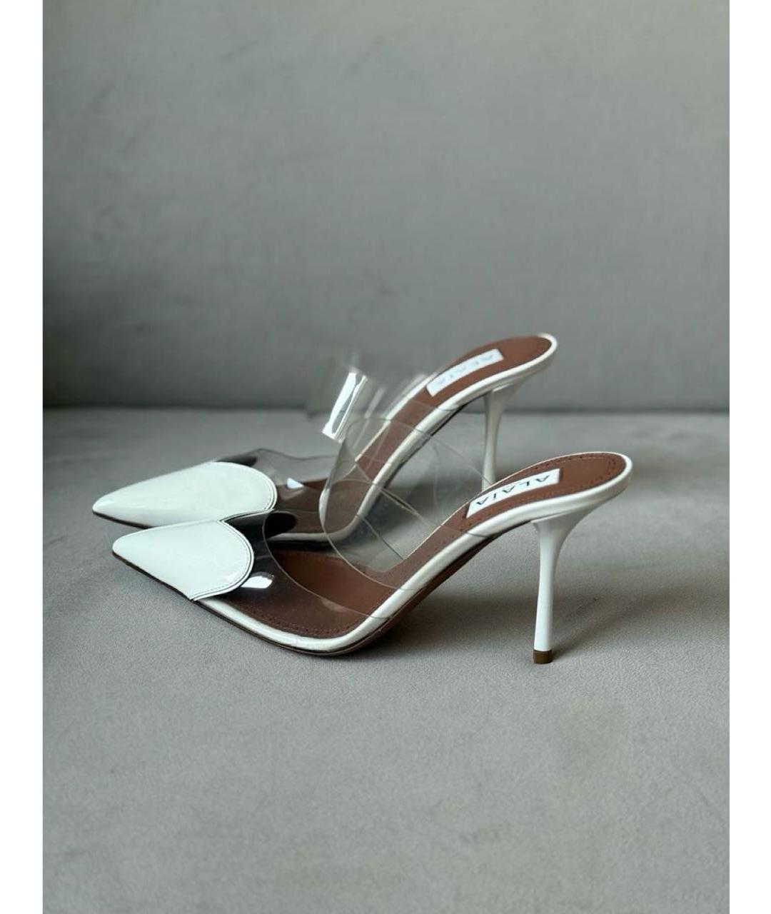 ALAIA Белые туфли из лакированной кожи, фото 6