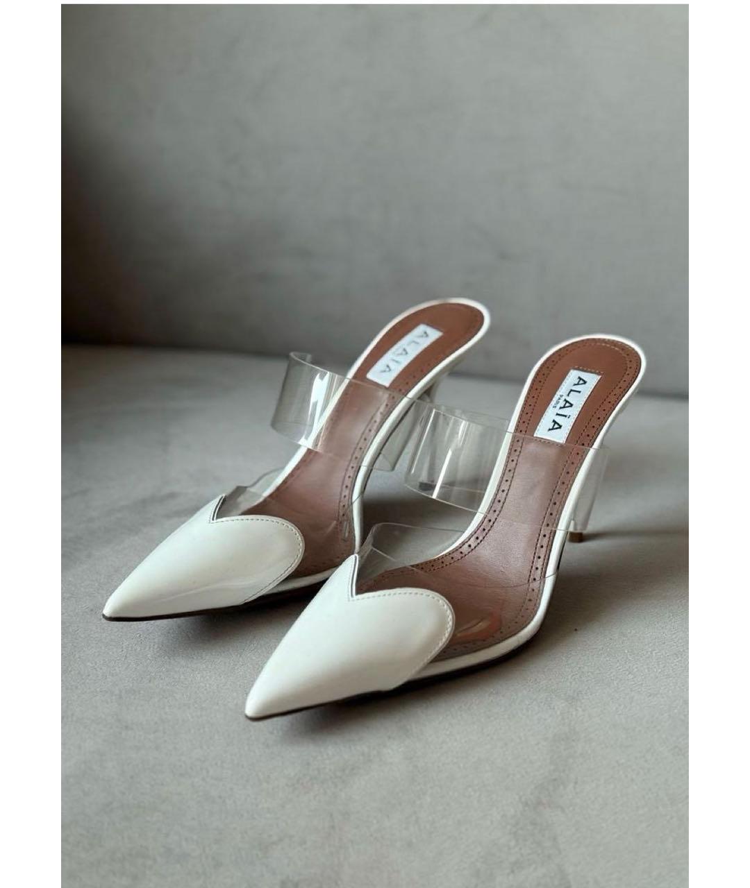ALAIA Белые туфли из лакированной кожи, фото 2