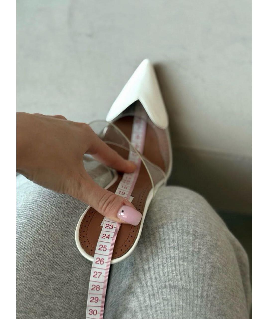 ALAIA Белые туфли из лакированной кожи, фото 5