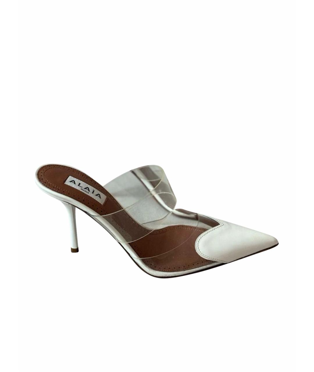 ALAIA Белые туфли из лакированной кожи, фото 1
