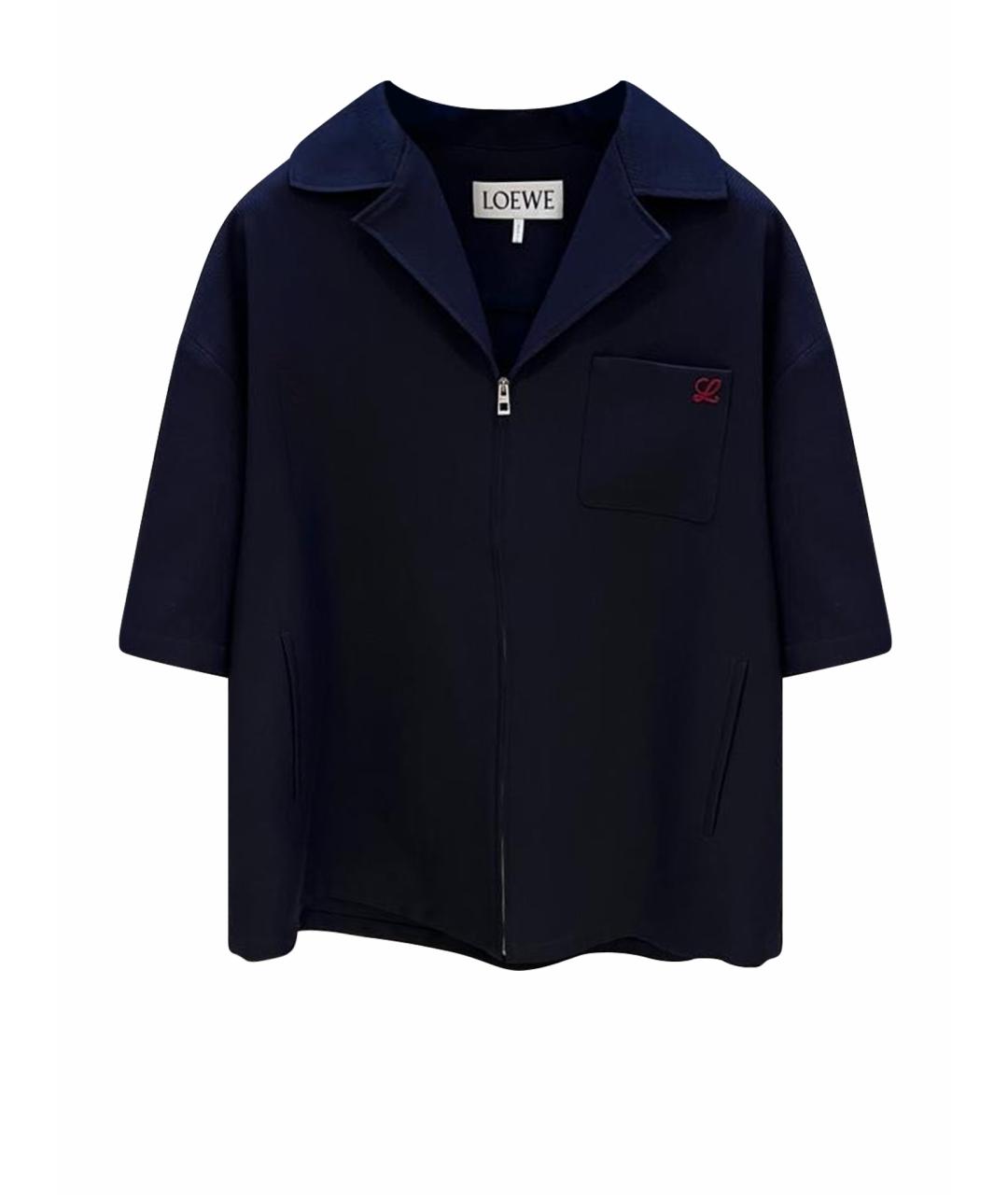 LOEWE Темно-синяя классическая рубашка, фото 1