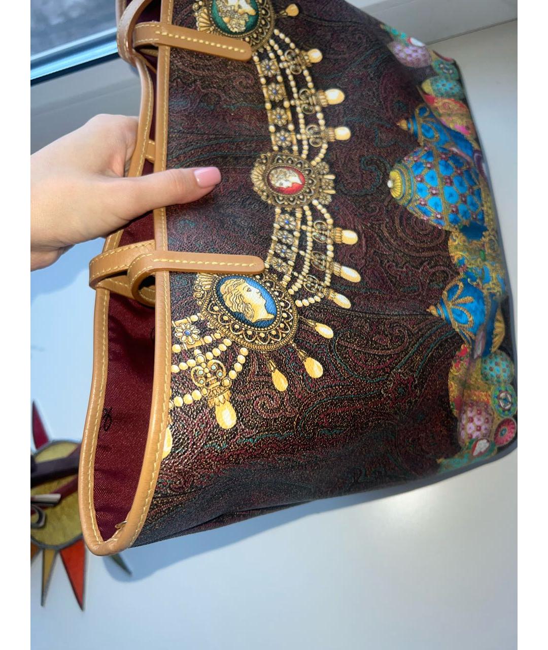 ETRO Коричневая сумка тоут, фото 6