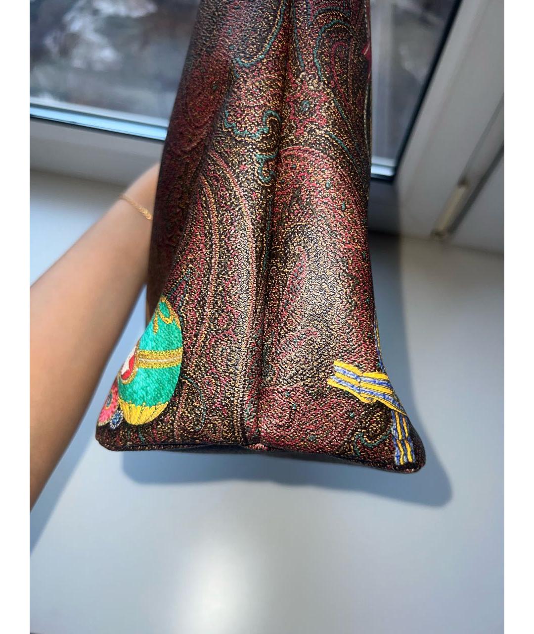 ETRO Коричневая сумка тоут, фото 5