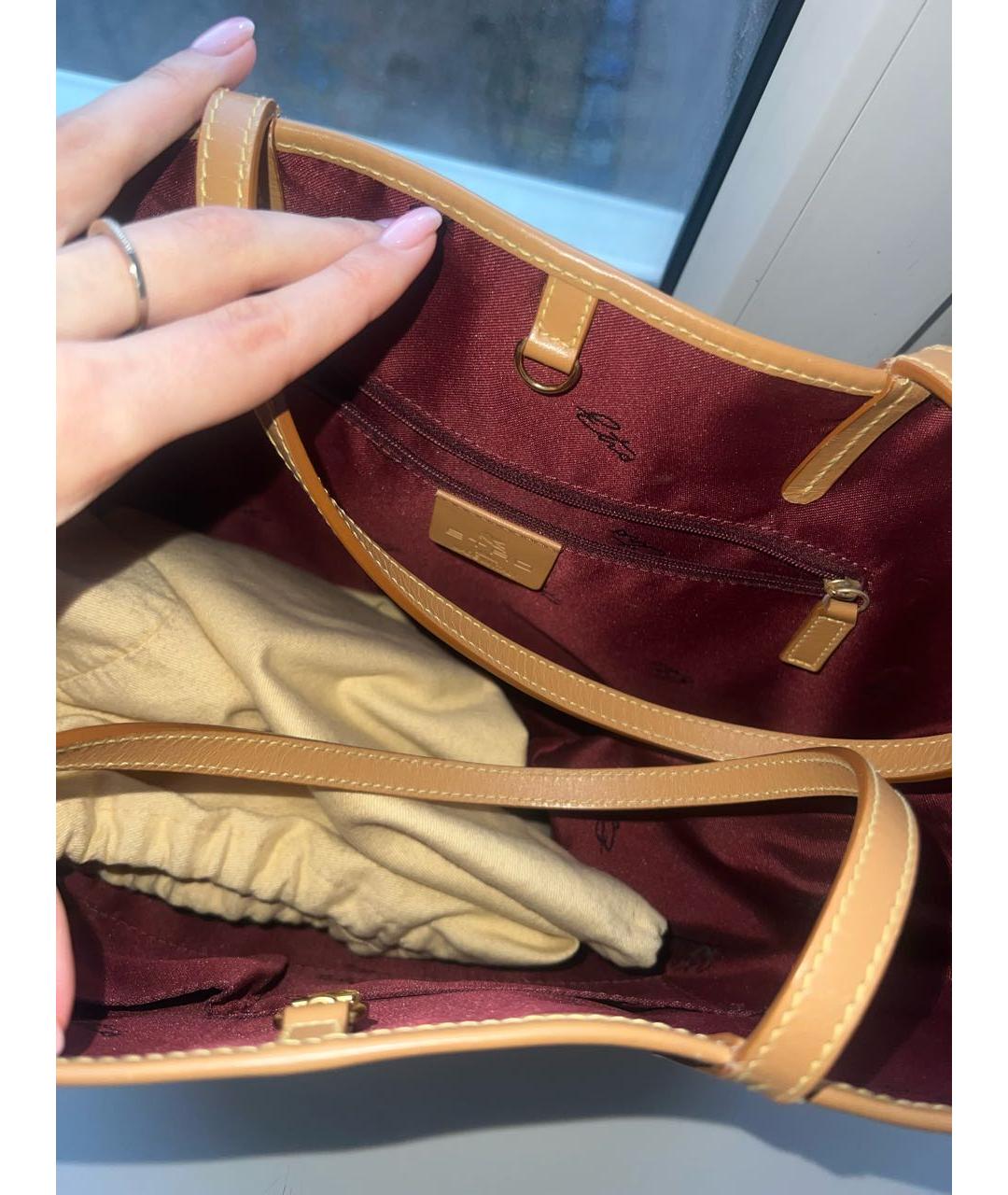 ETRO Коричневая сумка тоут, фото 3