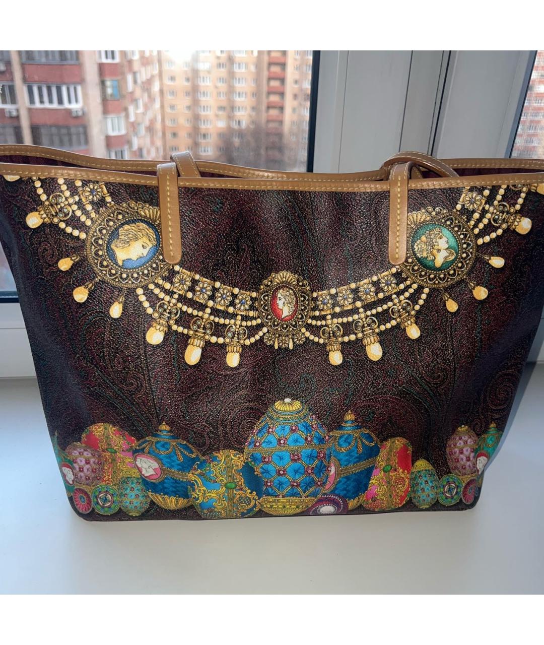 ETRO Коричневая сумка тоут, фото 9