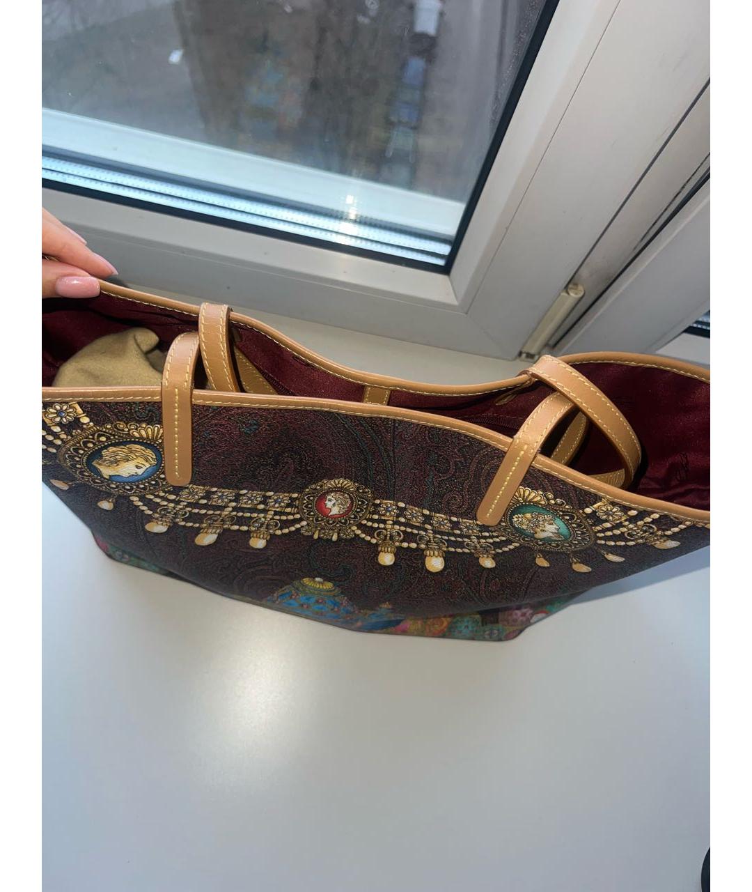 ETRO Коричневая сумка тоут, фото 2