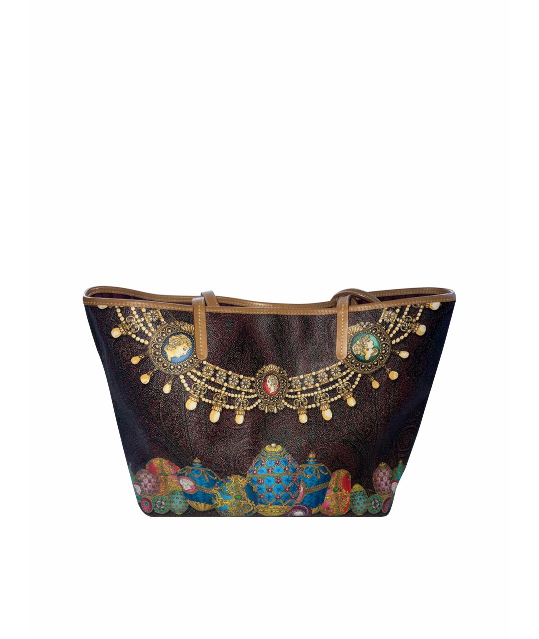 ETRO Коричневая сумка тоут, фото 1