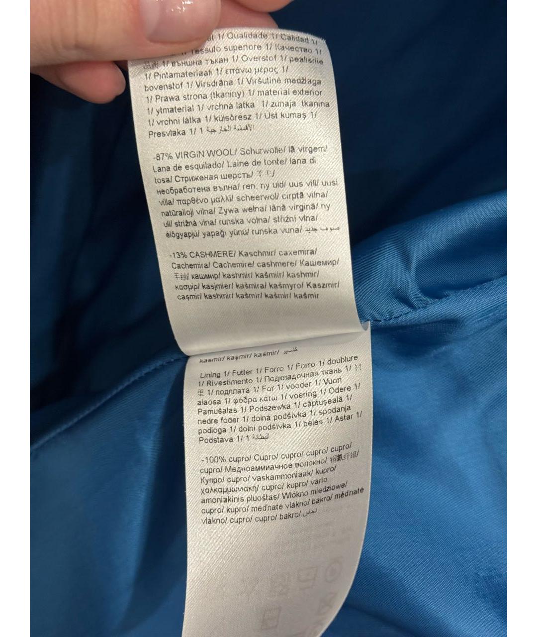 ESCADA Темно-синее шерстяное пальто, фото 7