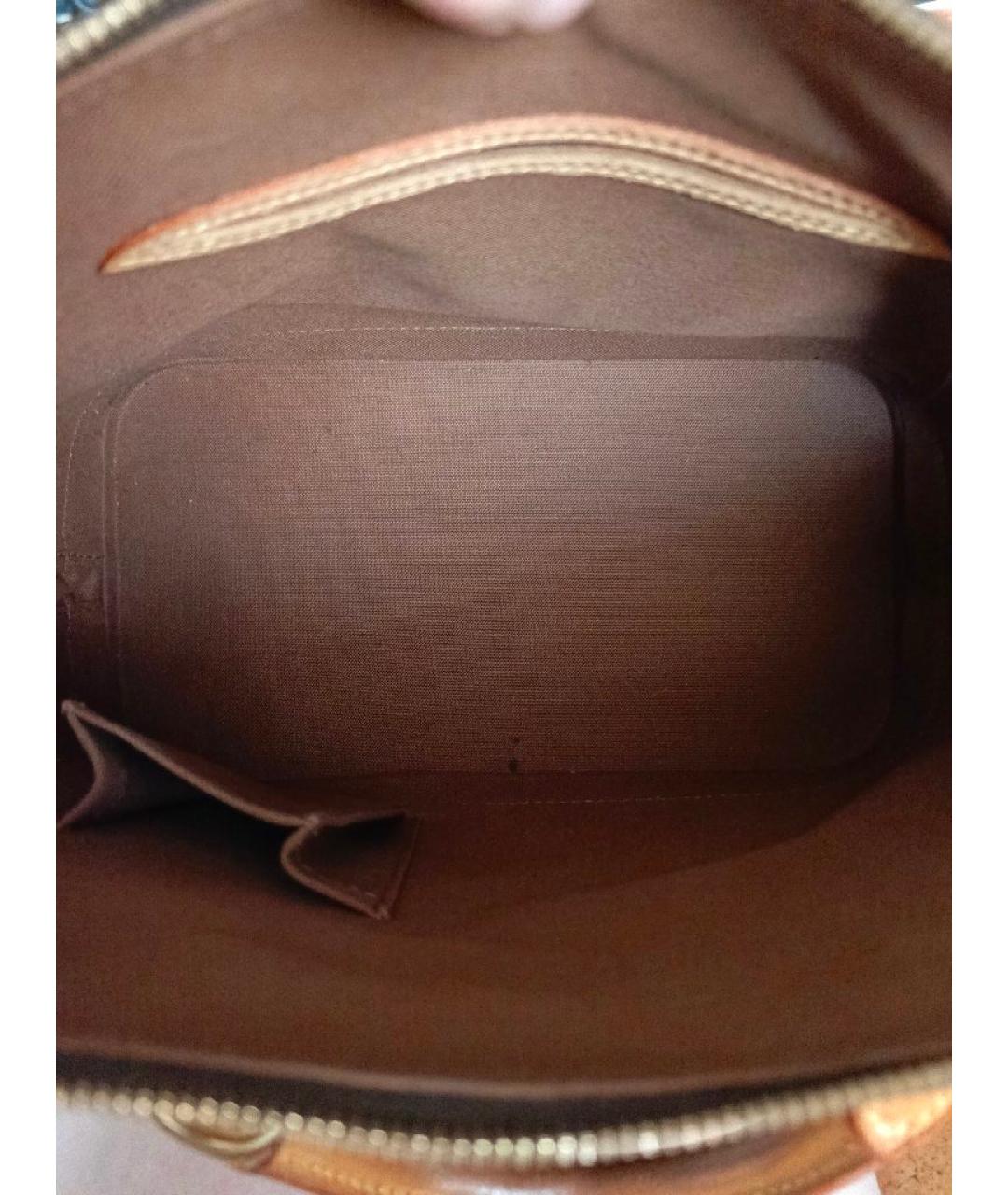 LOUIS VUITTON Коричневая сумка с короткими ручками, фото 4