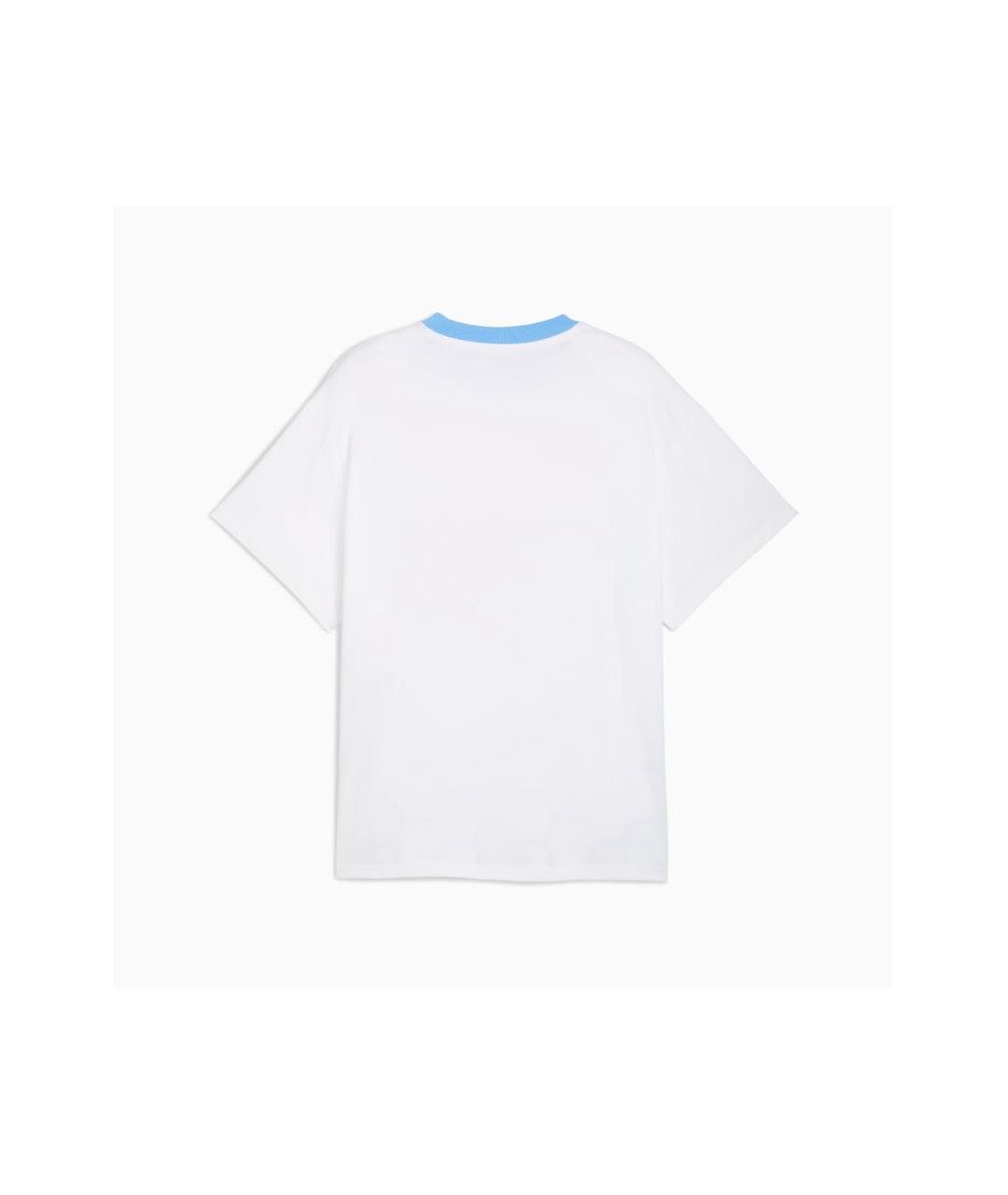 PUMA Белая хлопковая футболка, фото 2