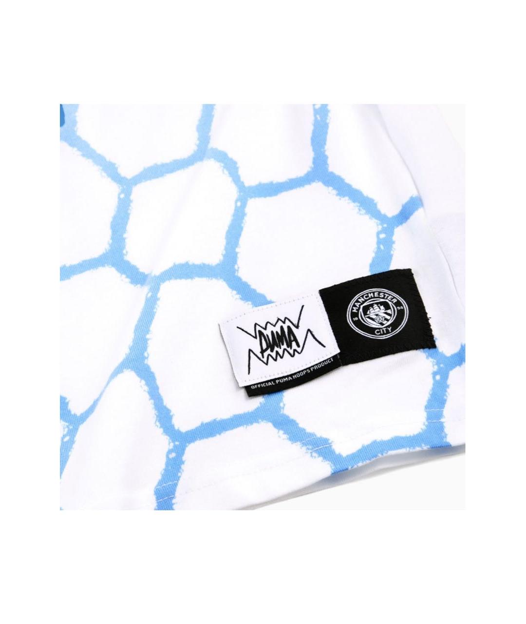 PUMA Белая хлопковая футболка, фото 4