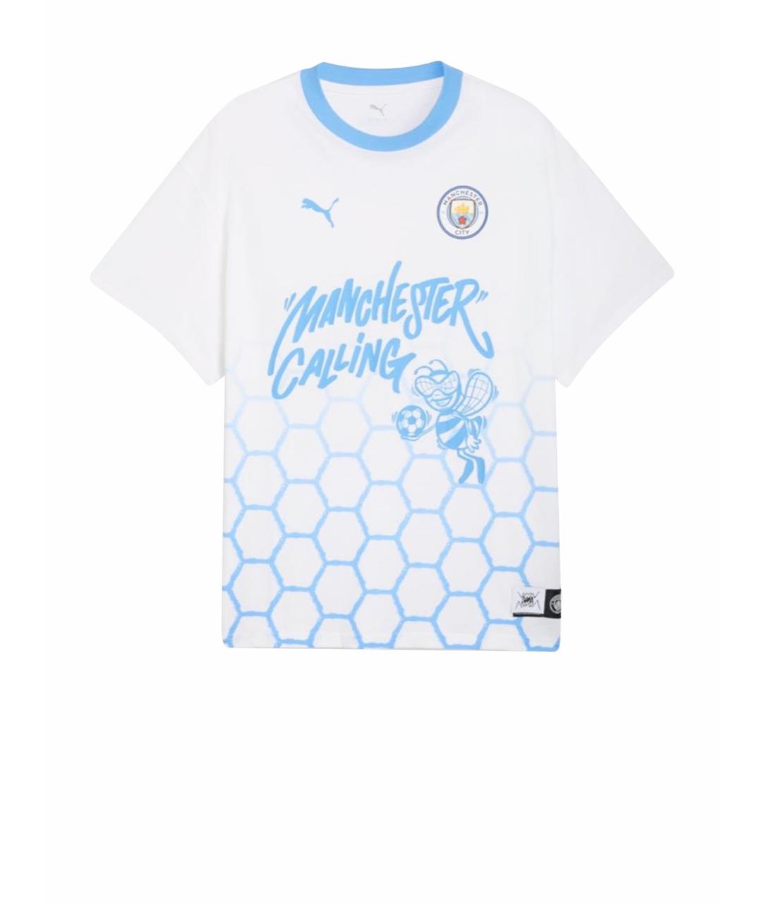 PUMA Белая хлопковая футболка, фото 1