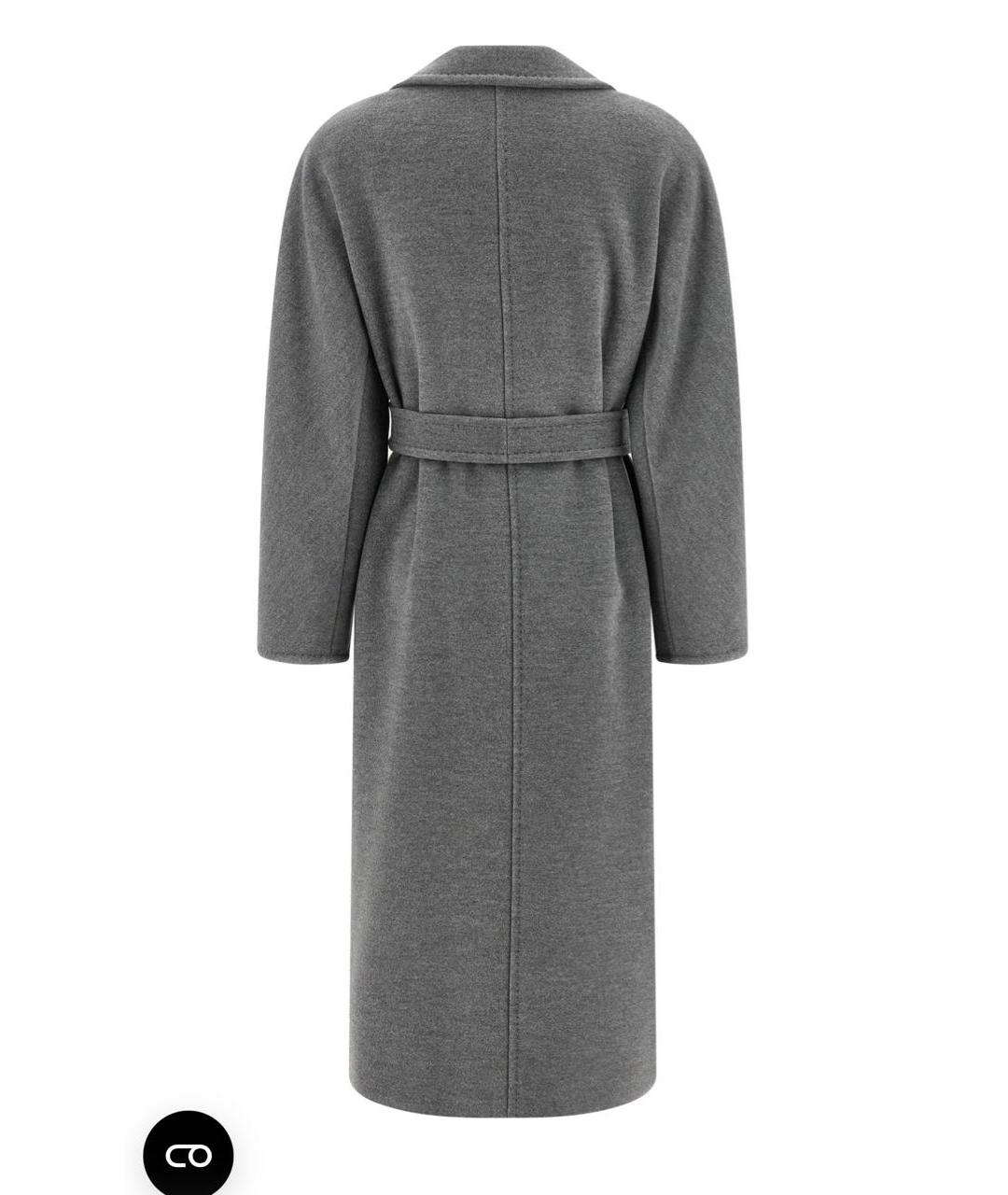 MAX MARA Серое шерстяное пальто, фото 2