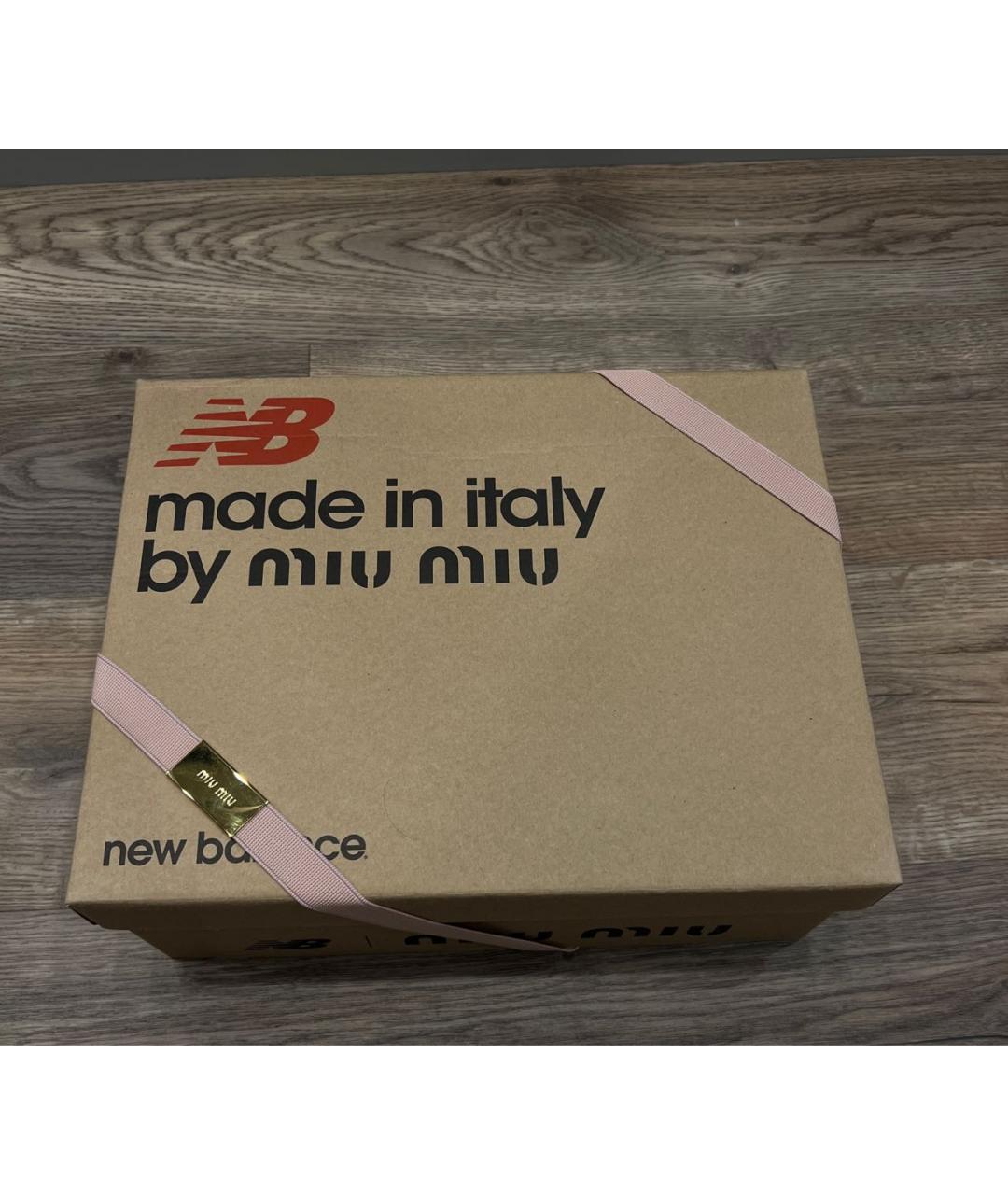 MIU MIU Коричневые замшевые кроссовки, фото 7