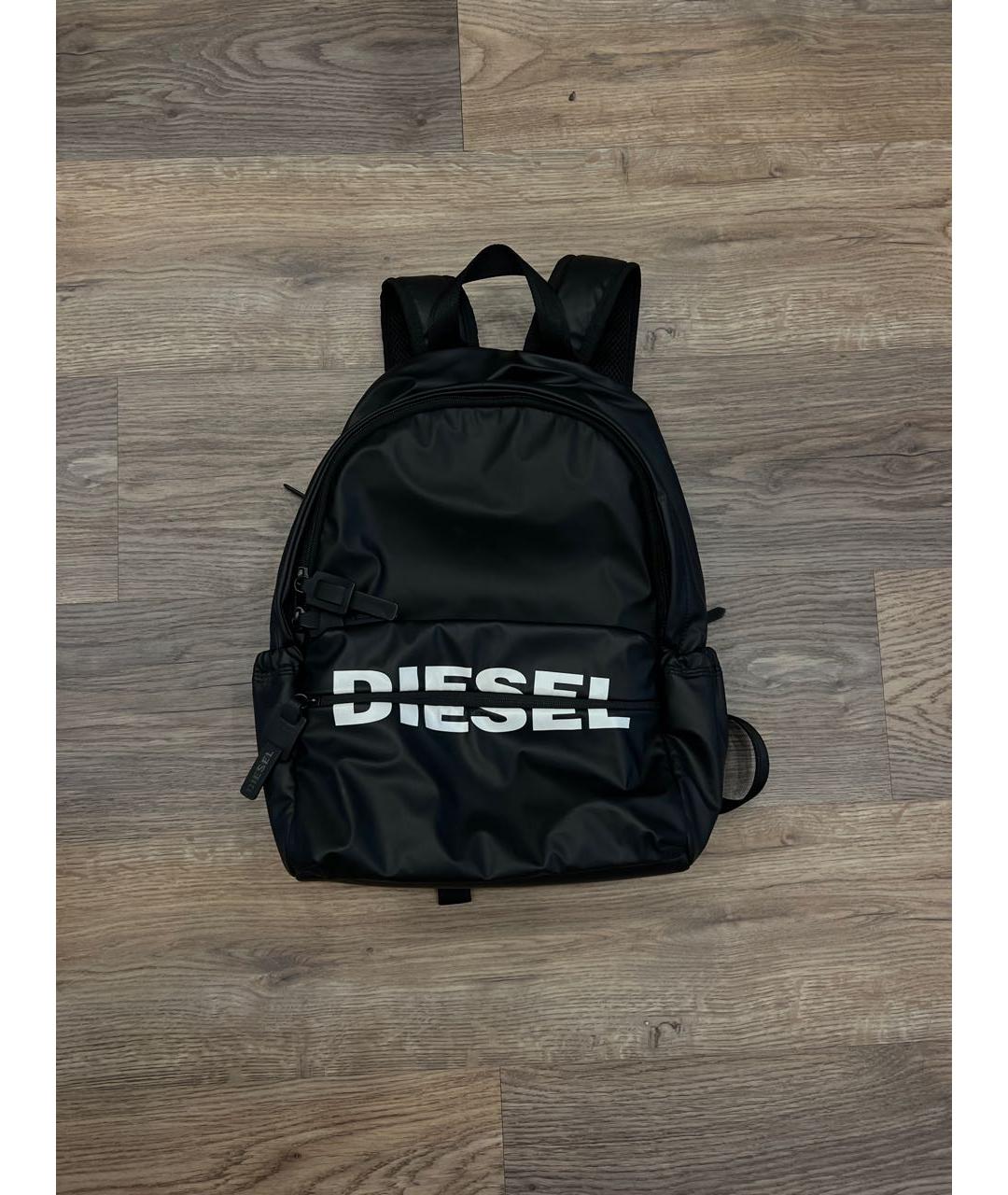 DIESEL Черный рюкзак, фото 5