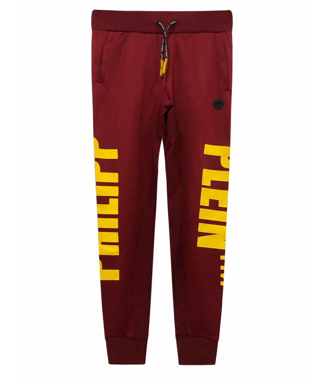 PHILIPP PLEIN Бордовый полиэстеровый спортивный костюм, фото 1