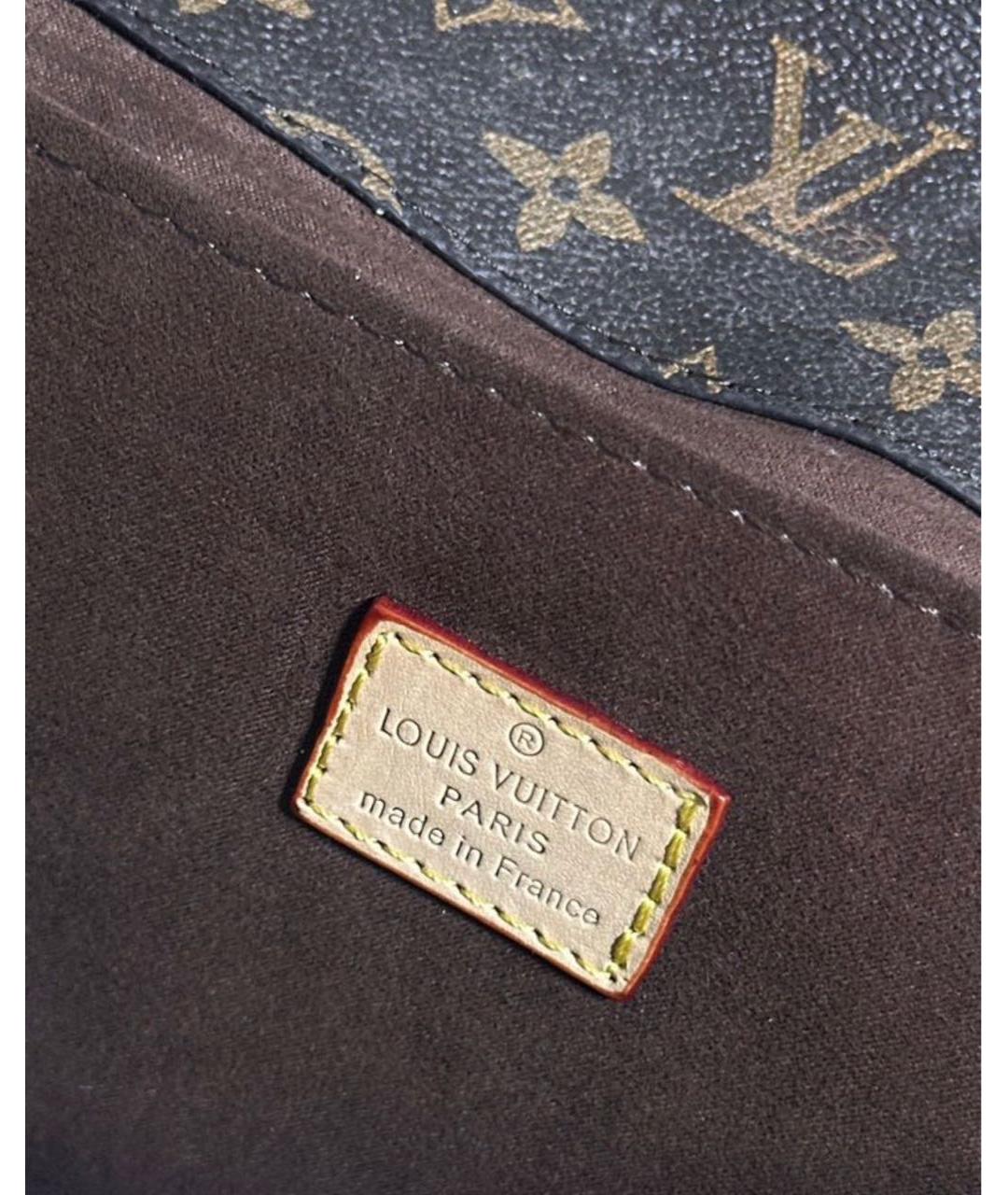 LOUIS VUITTON Коричневая сумка через плечо, фото 4