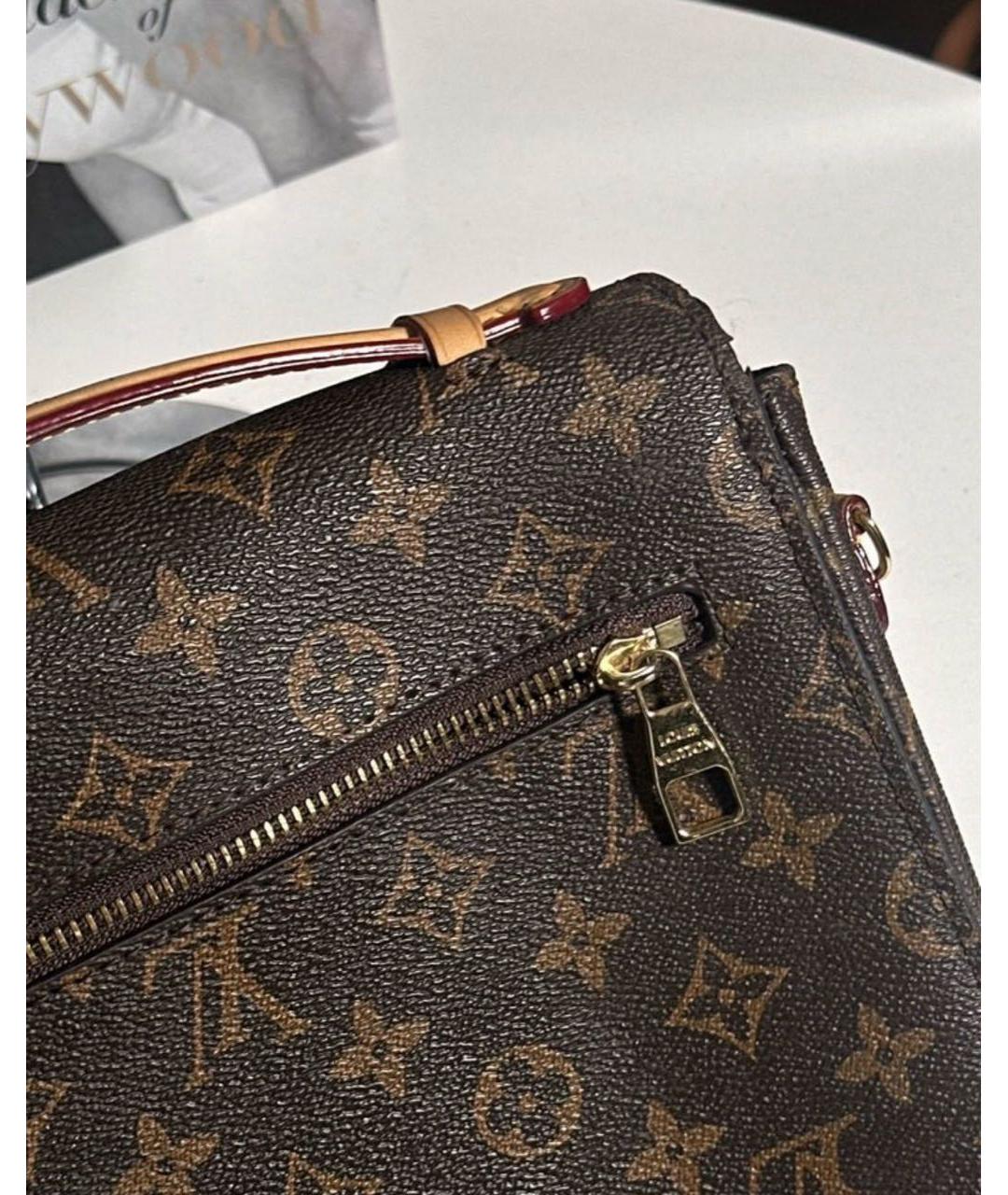 LOUIS VUITTON Коричневая сумка через плечо, фото 3