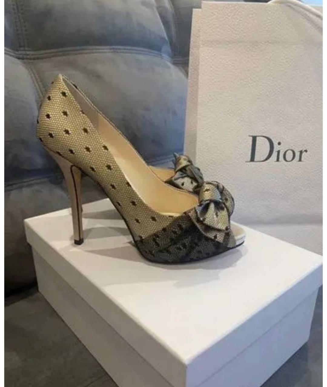 CHRISTIAN DIOR Бежевые туфли, фото 2