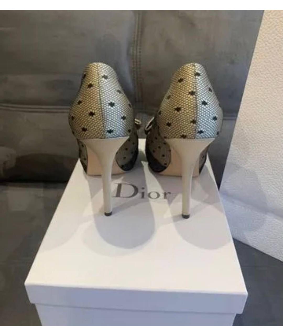 CHRISTIAN DIOR Бежевые туфли, фото 3