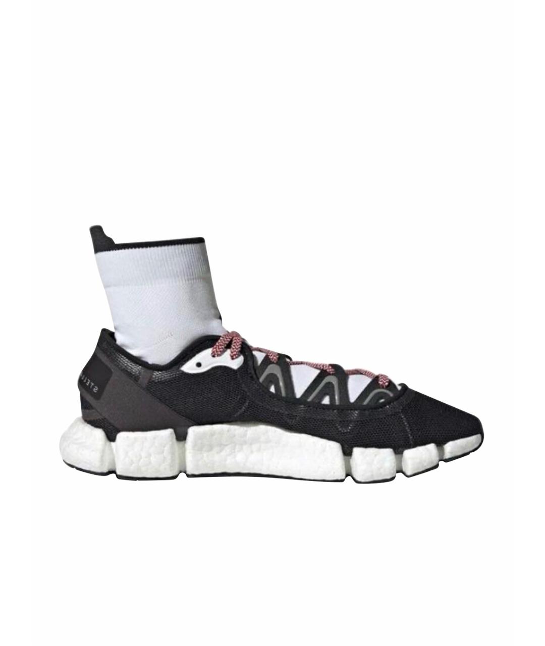 ADIDAS BY STELLA MCCARTNEY Черные синтетические кроссовки, фото 1