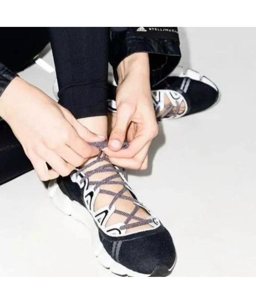 ADIDAS BY STELLA MCCARTNEY Черные синтетические кроссовки, фото 3