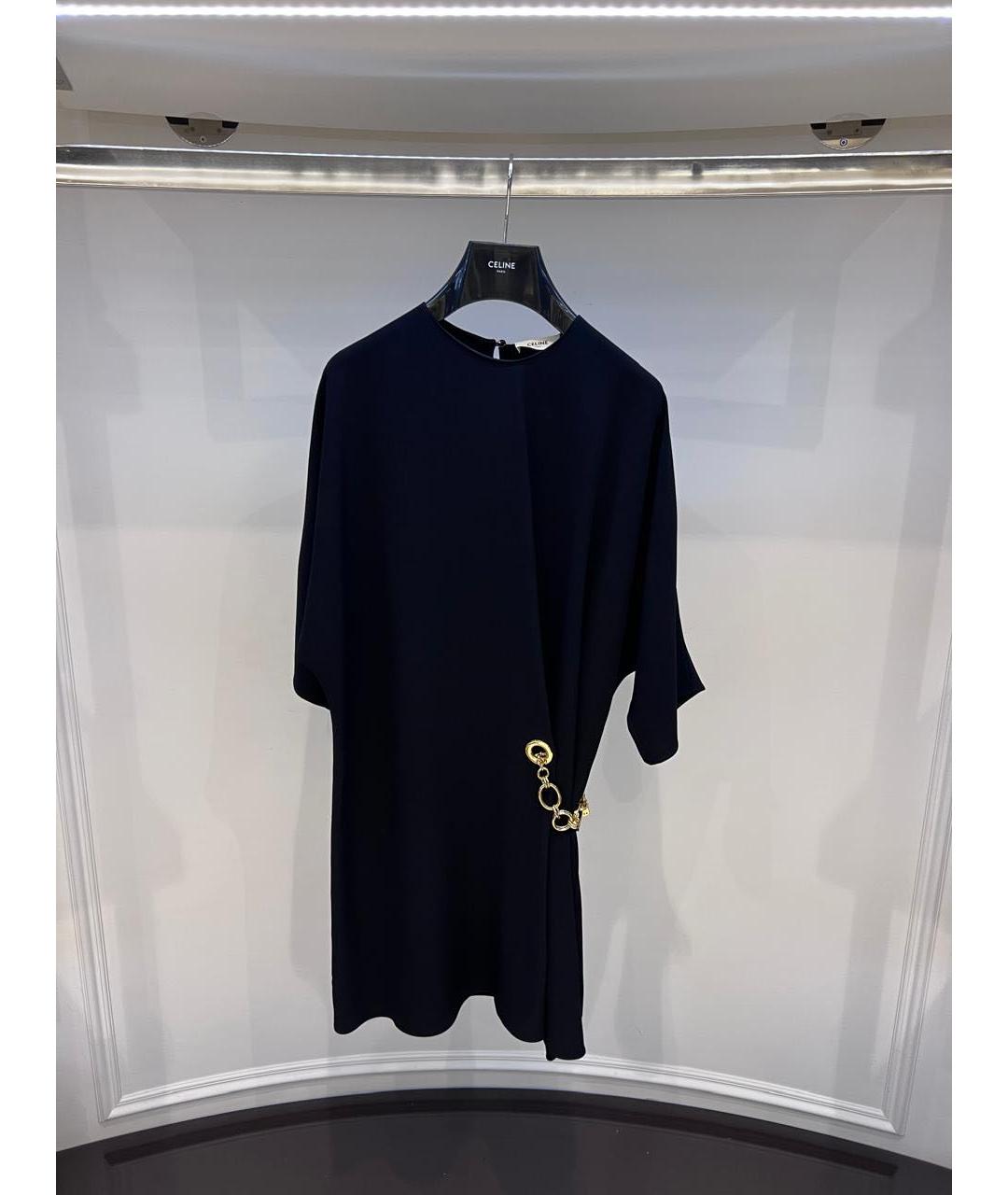 CELINE Черное повседневное платье, фото 2