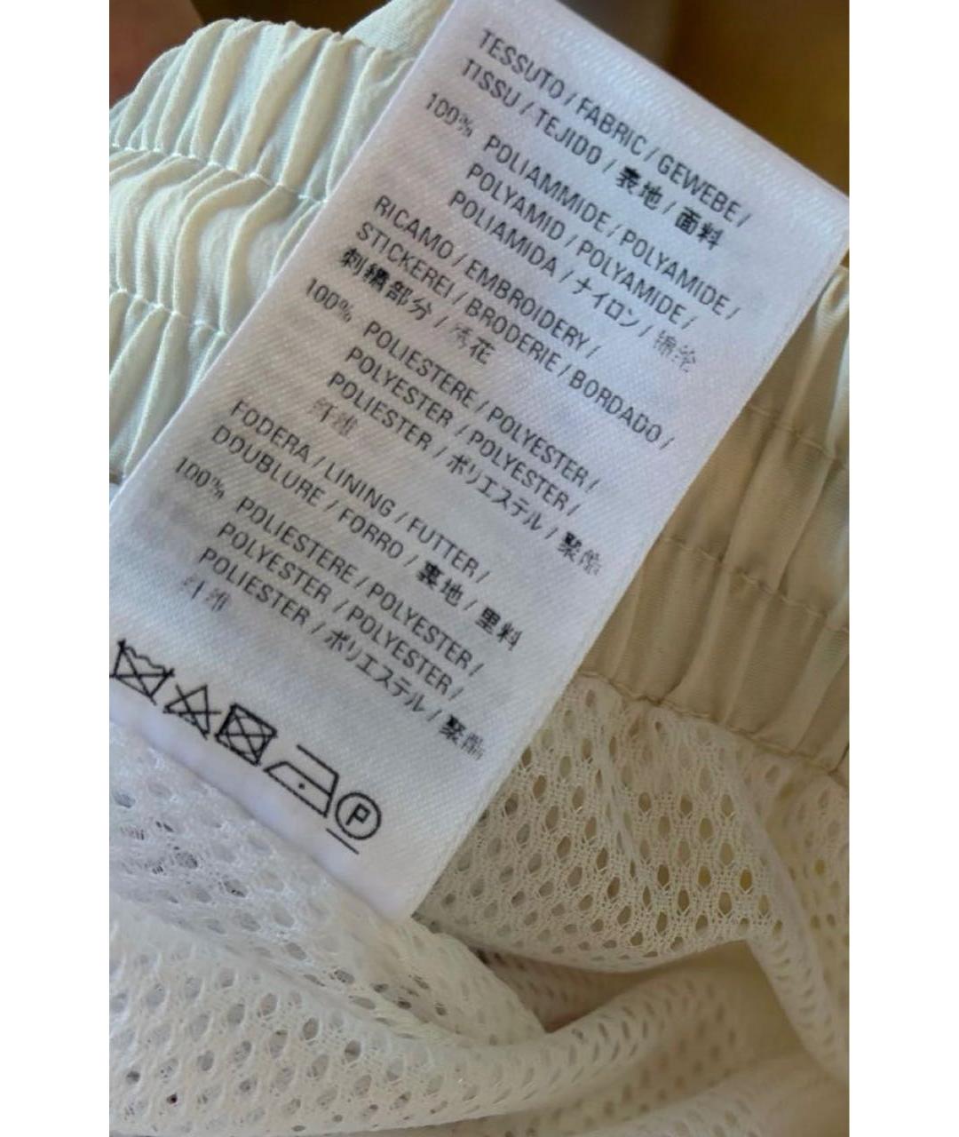 BALENCIAGA Белые полиамидовые спортивные брюки и шорты, фото 5