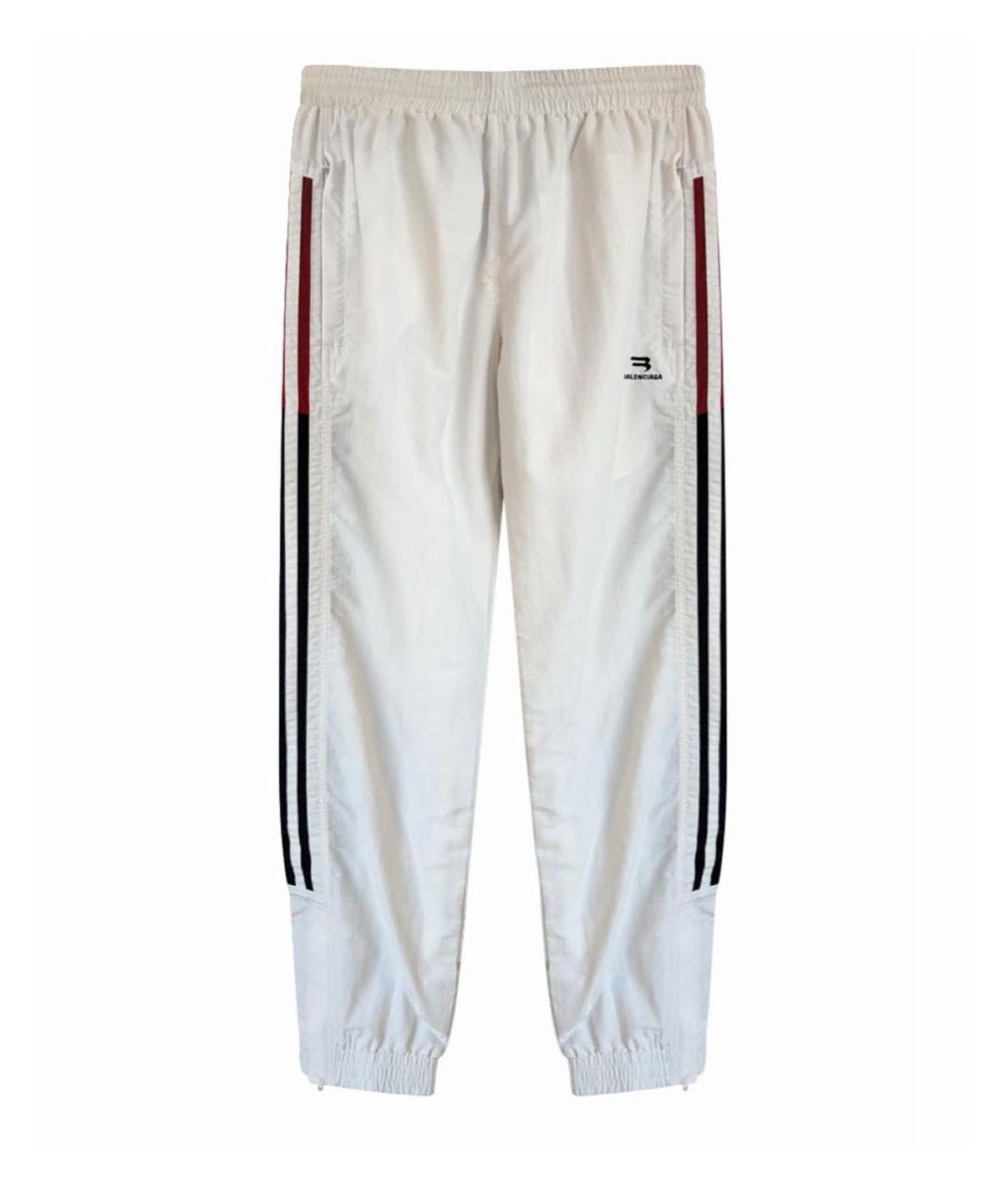 BALENCIAGA Белые полиамидовые спортивные брюки и шорты, фото 1