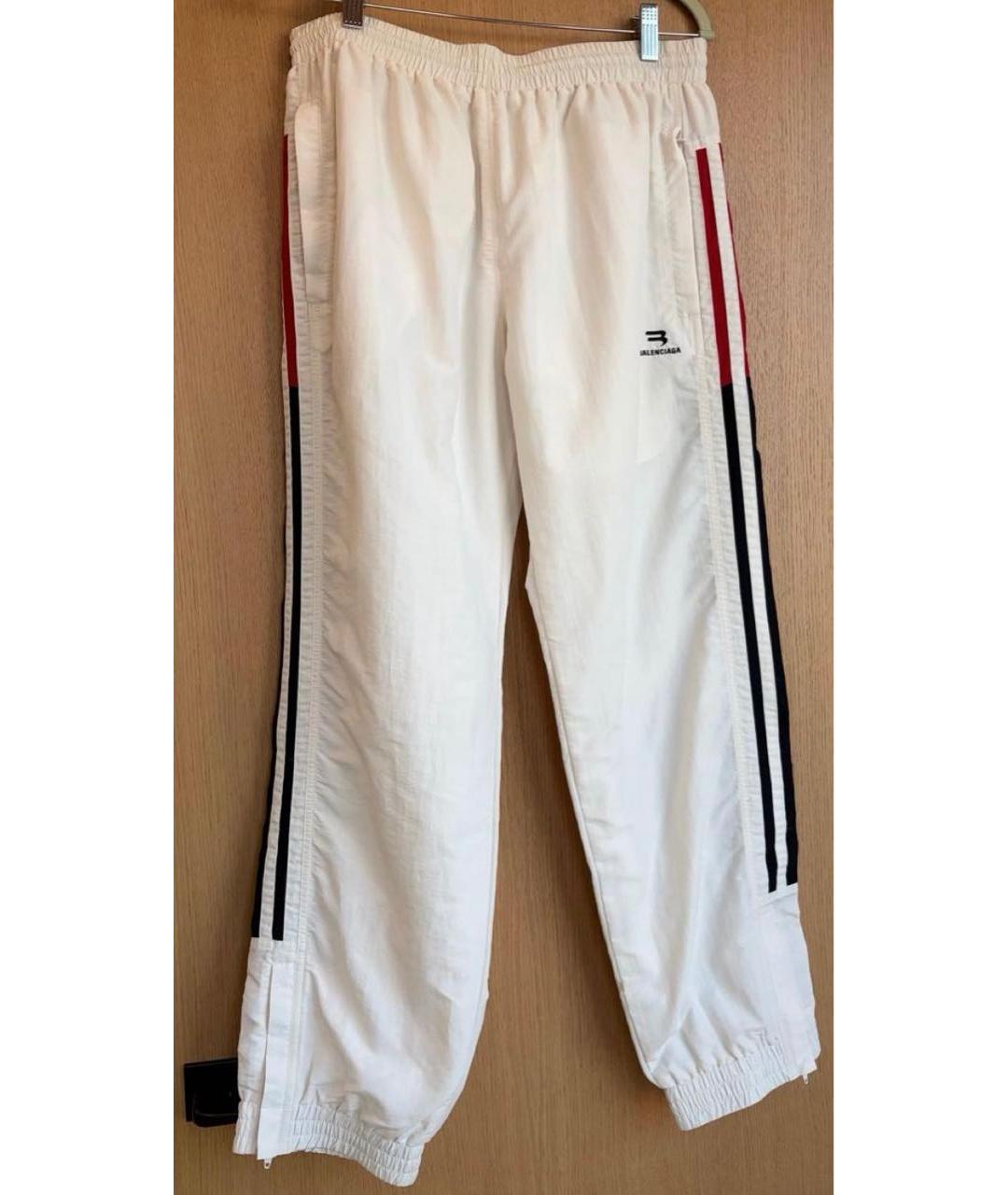 BALENCIAGA Белые полиамидовые спортивные брюки и шорты, фото 6