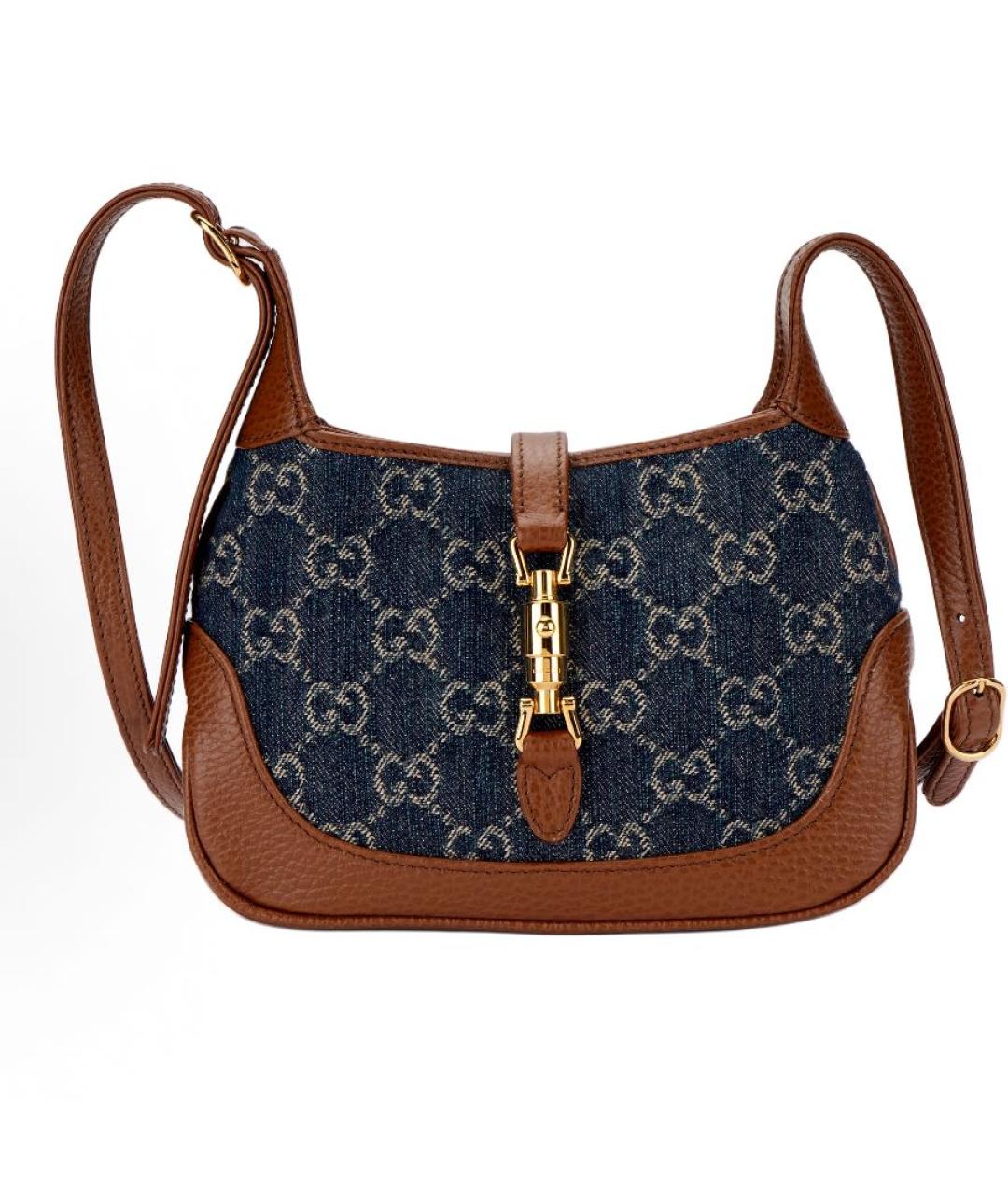 GUCCI Синяя деним сумка через плечо, фото 4