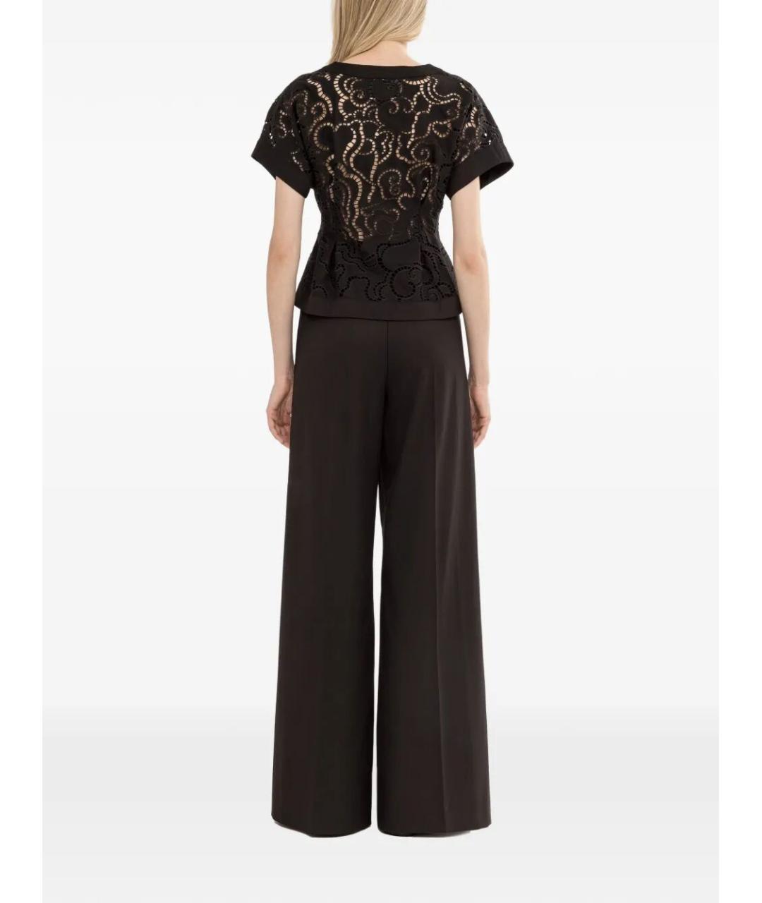 NISSA Черные полиэстеровые брюки широкие, фото 5