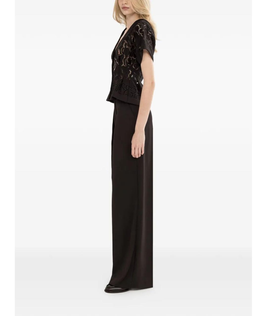 NISSA Черные полиэстеровые брюки широкие, фото 3