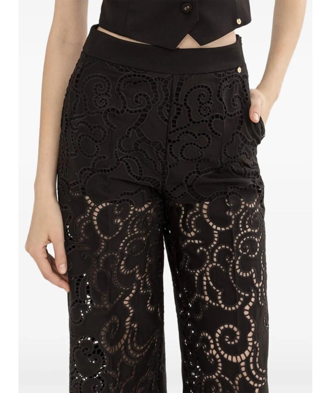 NISSA Черные полиэстеровые прямые брюки, фото 6