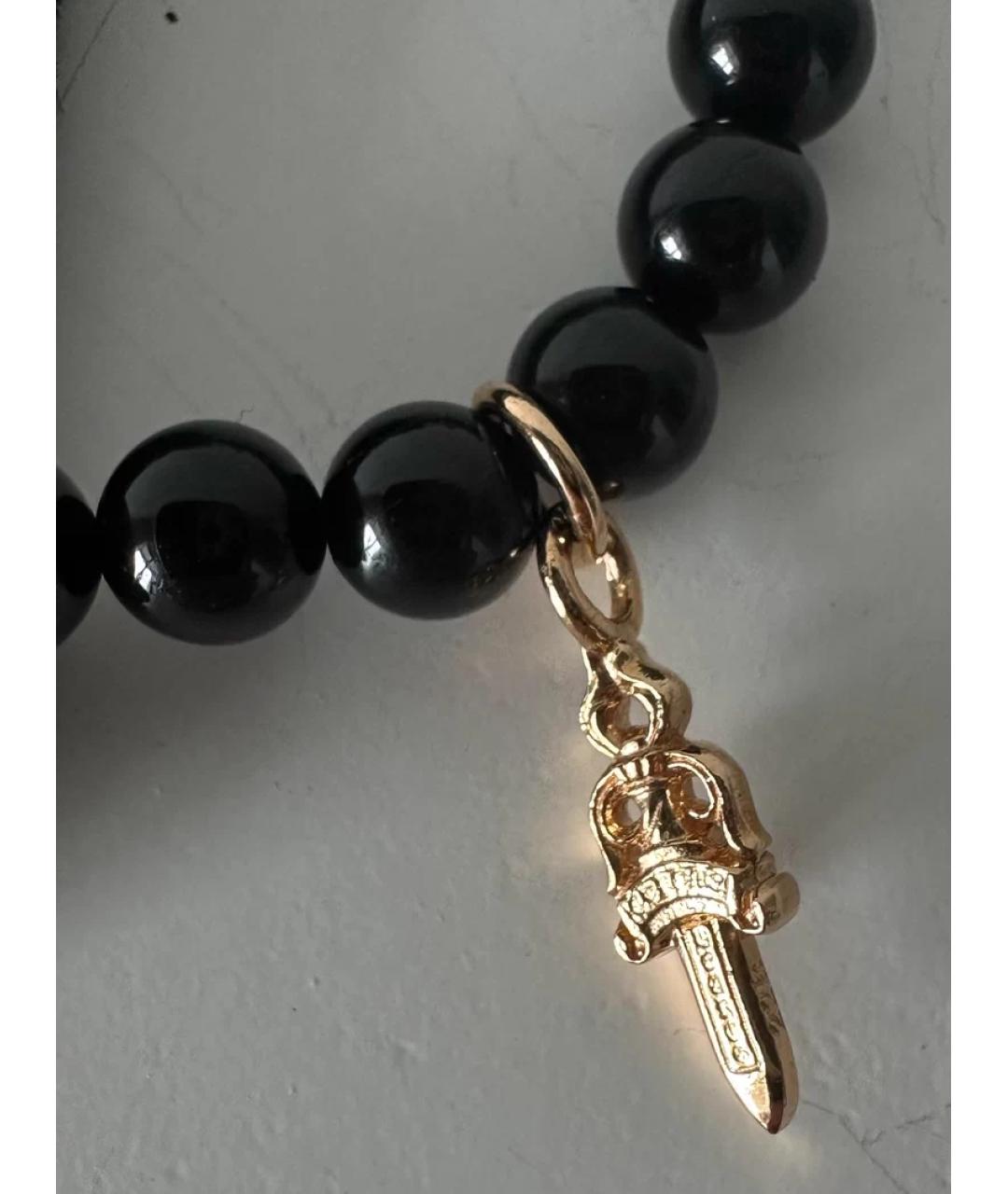 CHROME HEARTS Черный браслет, фото 2