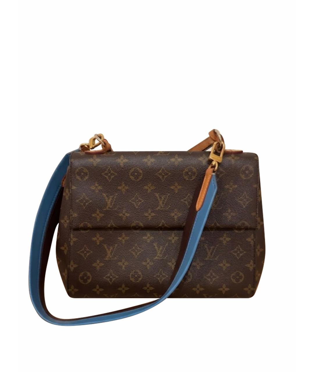 LOUIS VUITTON Коричневая сумка с короткими ручками, фото 1