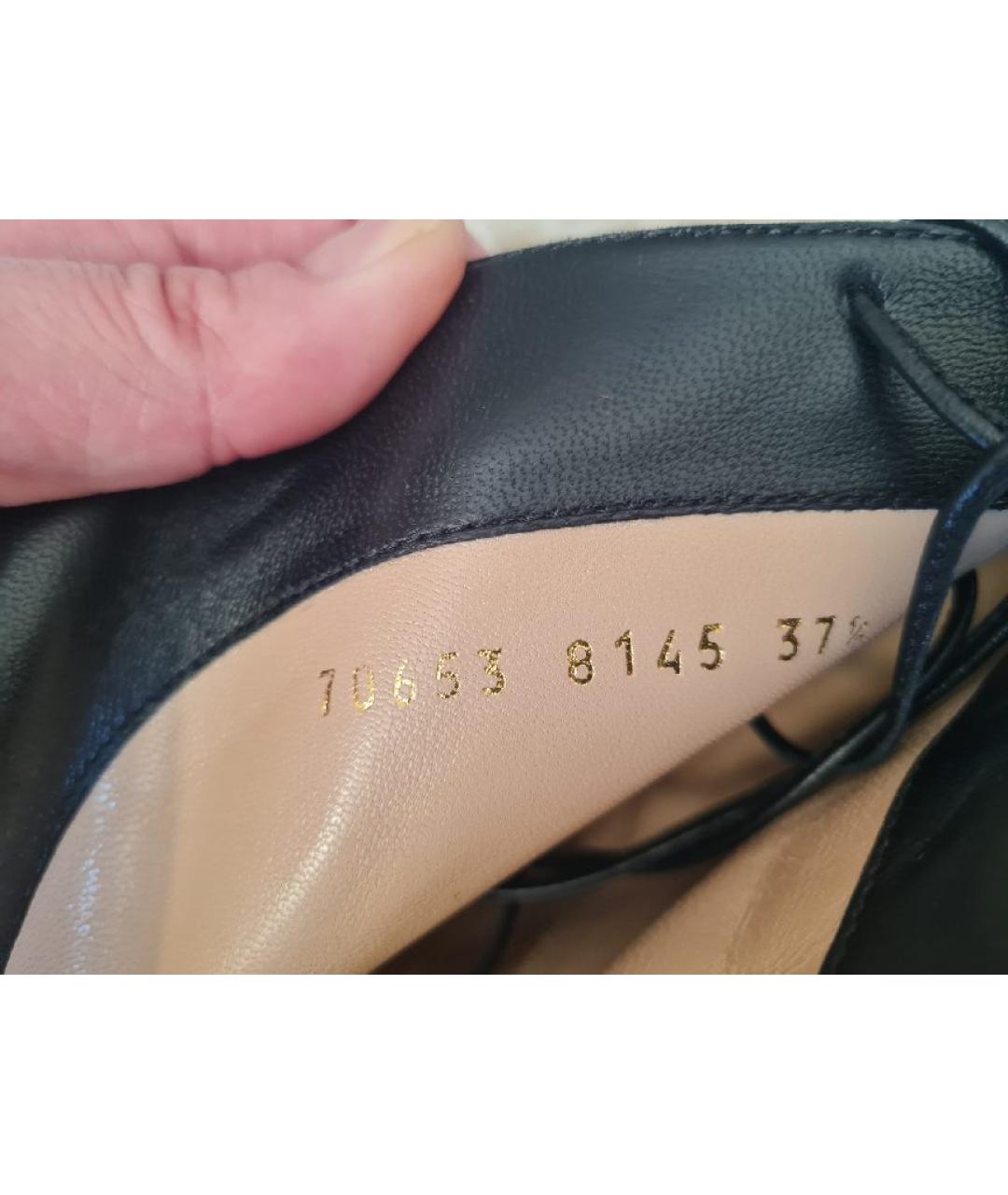 GIANVITO ROSSI Черные кожаные ботильоны, фото 9