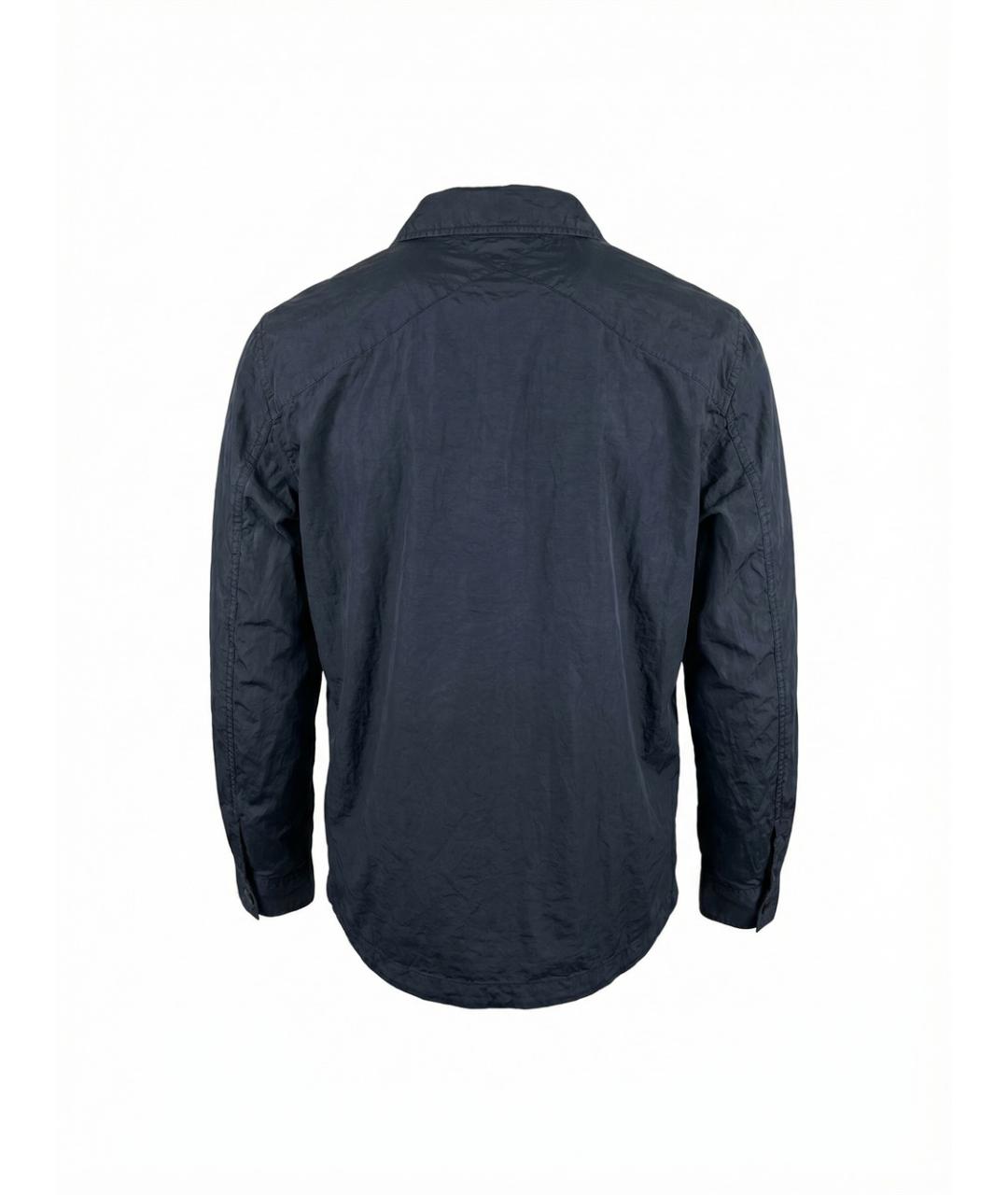 STONE ISLAND Темно-синяя полиамидовая куртка, фото 2