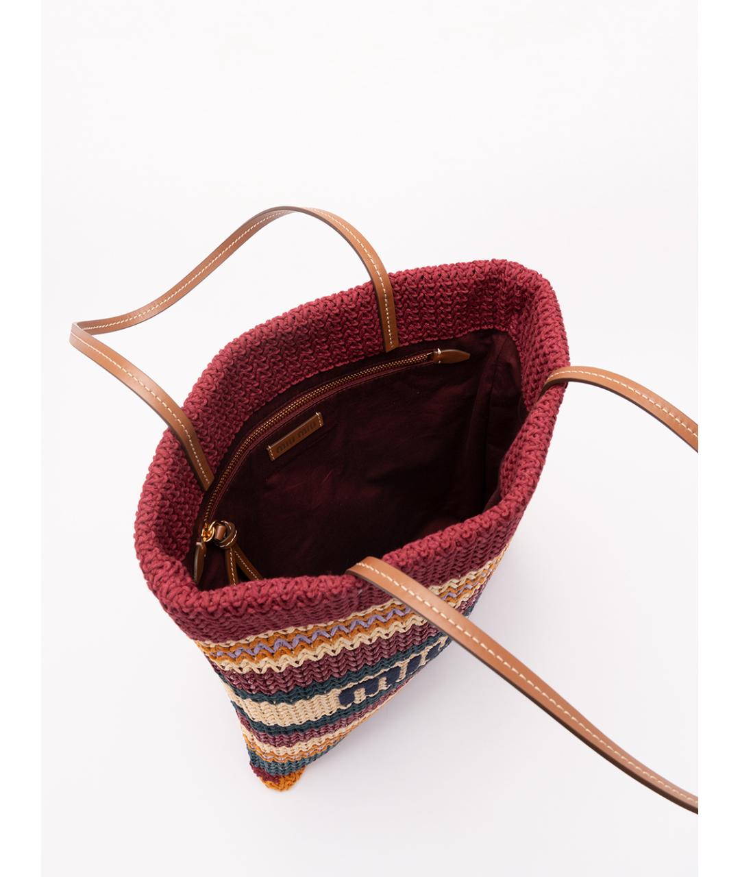 MIU MIU Мульти хлопковая сумка тоут, фото 5