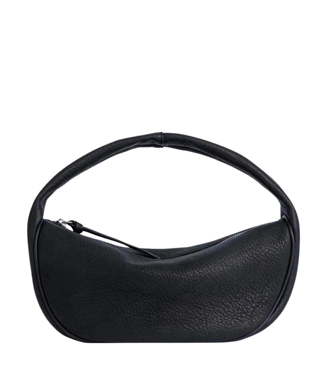 BY FAR Черная кожаная сумка с короткими ручками, фото 1