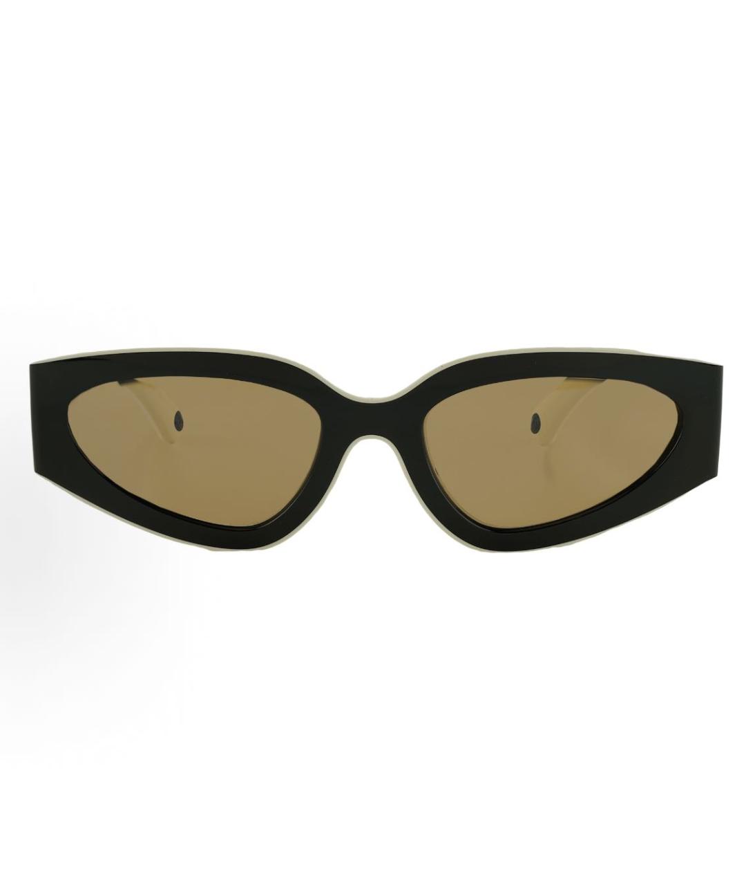 CHANEL Черные пластиковые солнцезащитные очки, фото 2